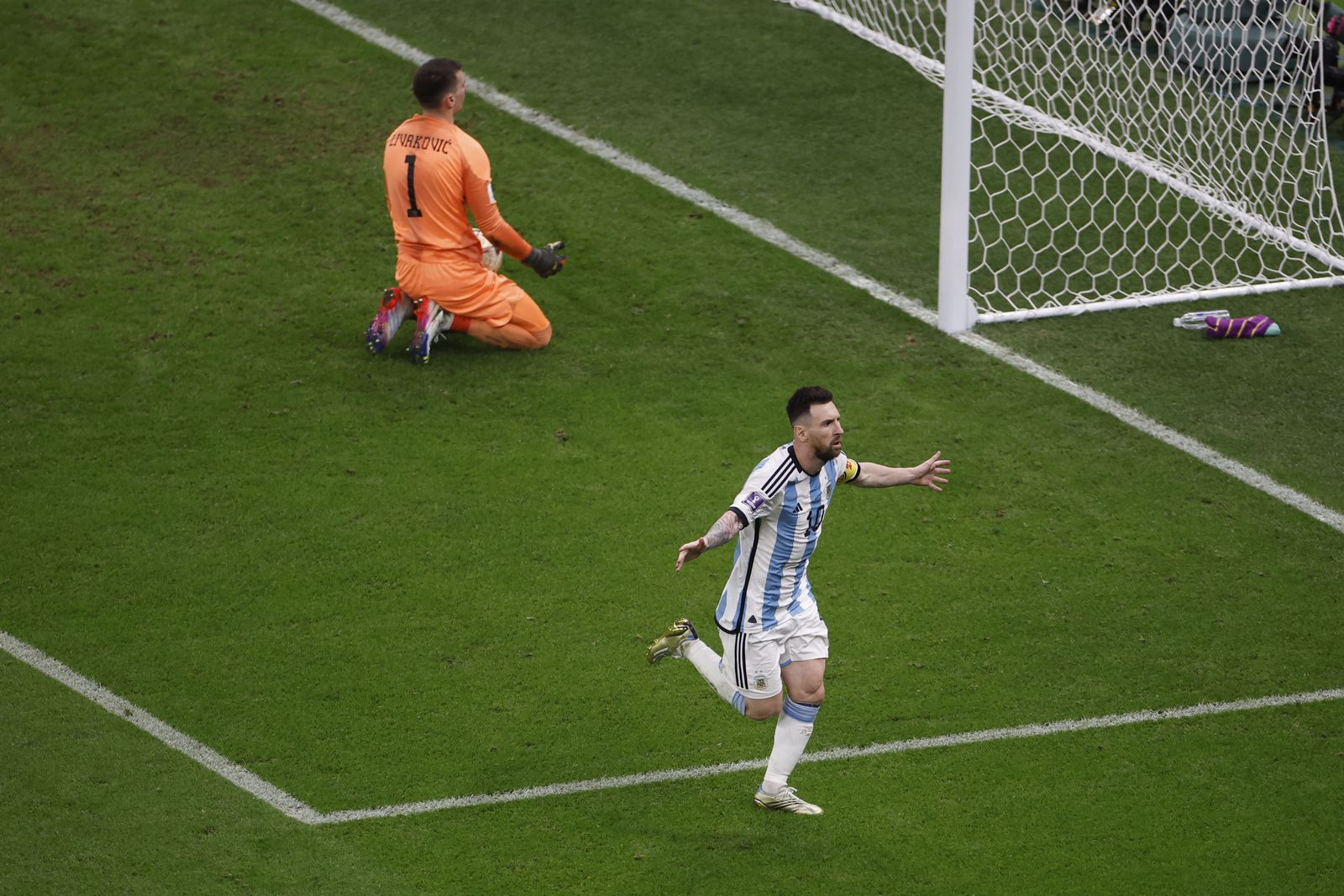 Las fotos de Messi contra Croacia