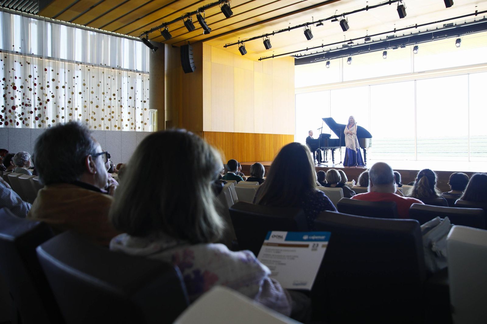 Imágenes del concierto de ópera y zarzuela de la OCAL en el auditorio de Cajamar en el PITA