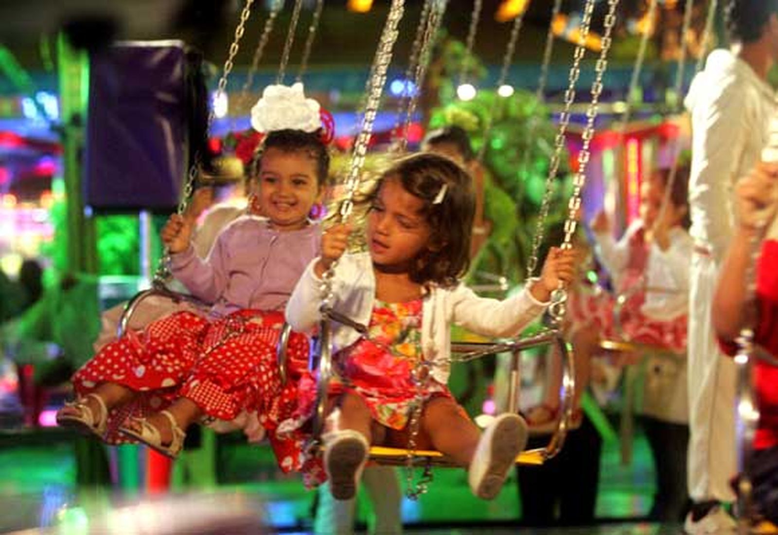 Los pequeños de la casa fueron los protagonistas del día en las atracciones del real

Foto: Vanessa Perez/J.M.Q.