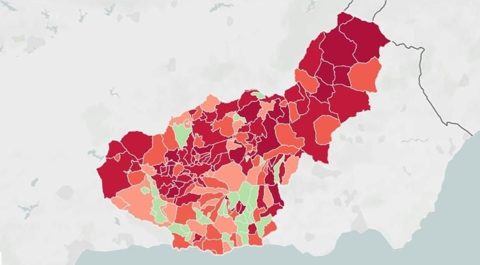 Motril, Armilla, Santa Fe y otros municipios de Granada que pueden salir del cierre a partir del sábado