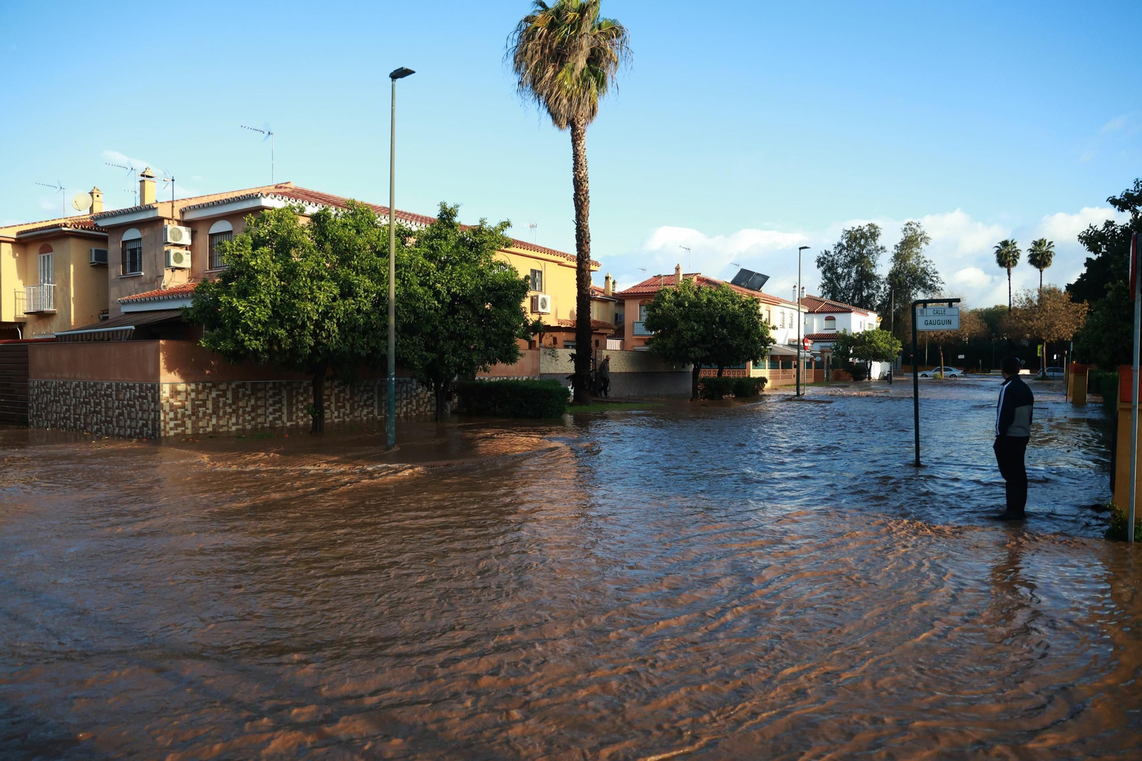El ditrito malagueño de Campillos tras las lluvias de la borrasca 'Laurence', en imágenes