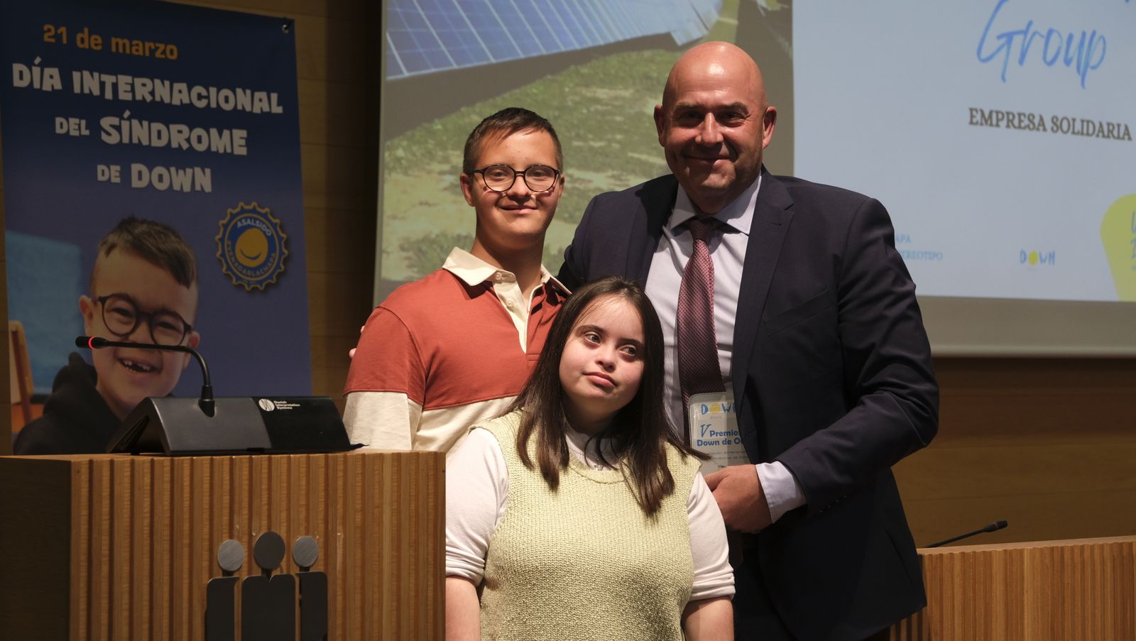 Imágenes de la entrega de los Down de Oro de Almería