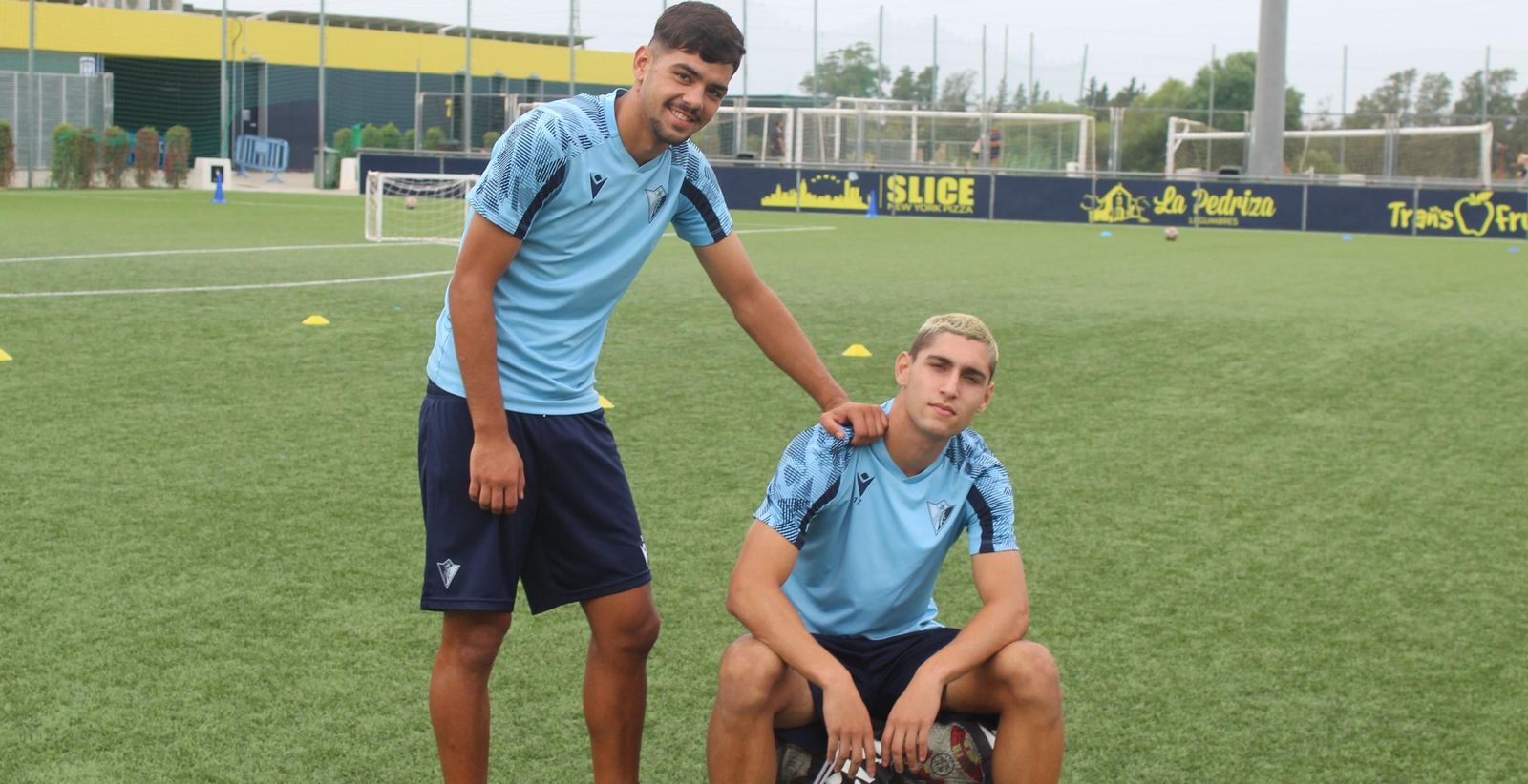 Luis Morales y Borja Vázquez, esperanza anotadora del filial.