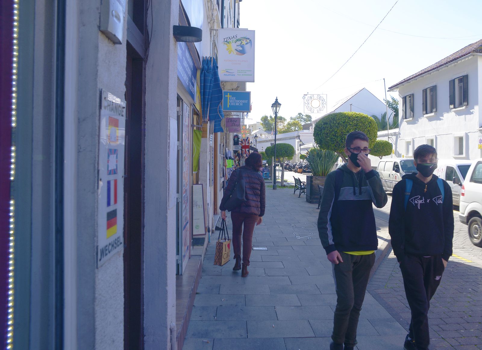Fotos de Gibraltar en los días previos a la Navidad y el Brexit