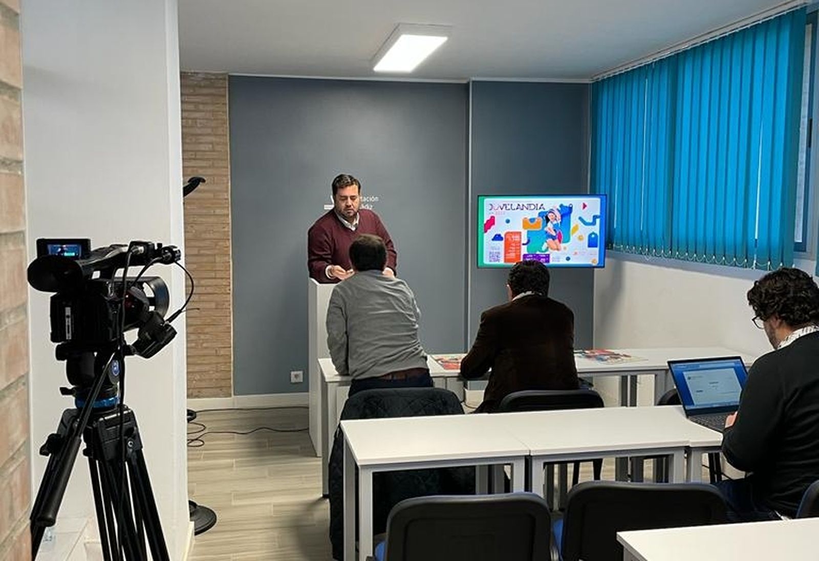 Jaime Armario, en la presentación de Juvelandia.