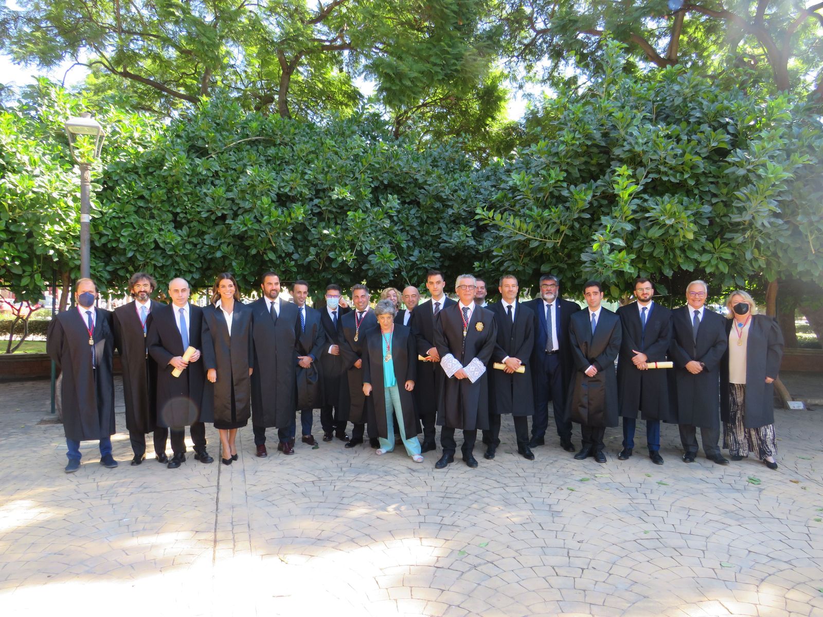 El Colegio de Abogados celebra el día de Santa Teresa.