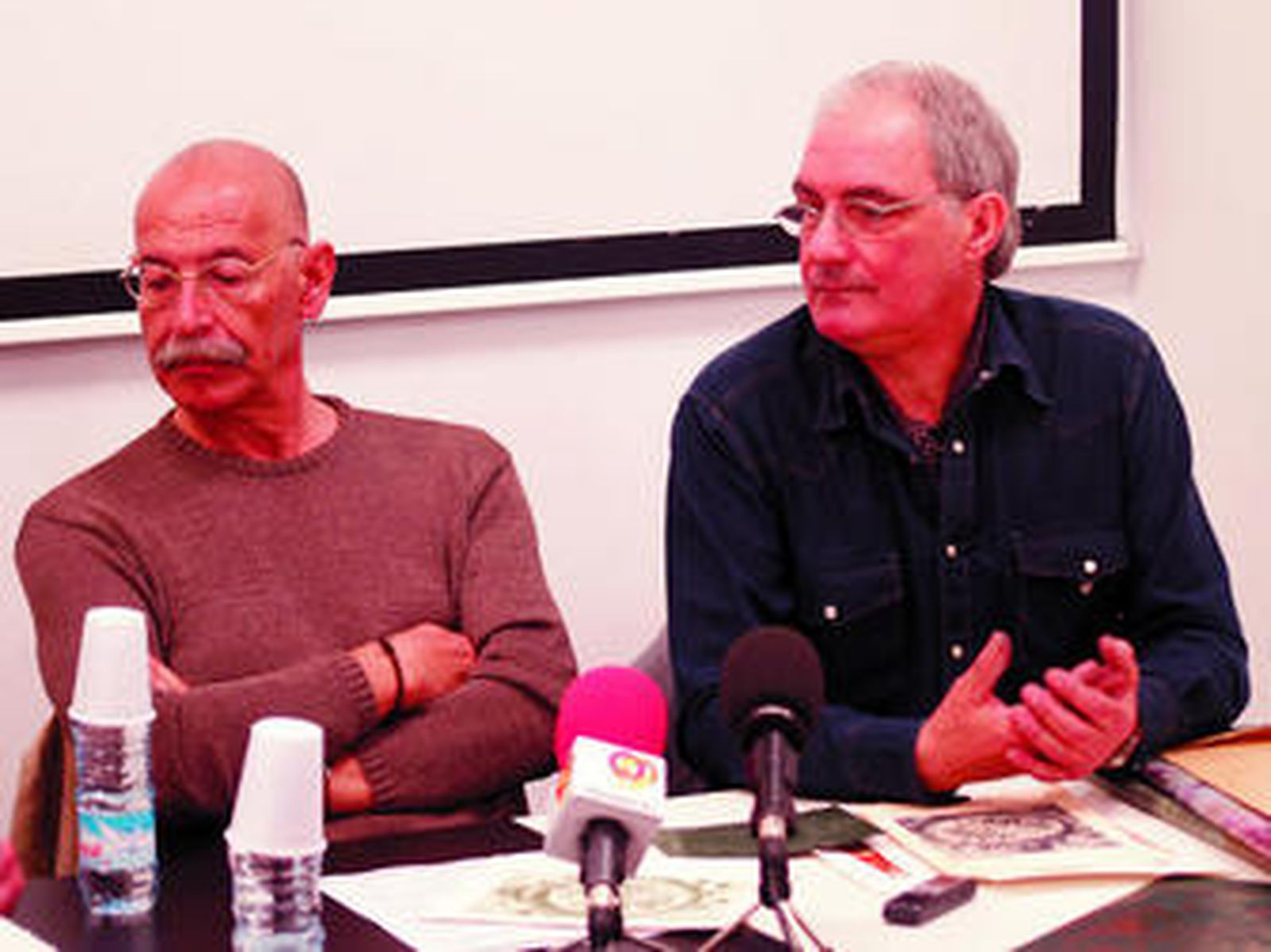 Pablo Juliá con Miguel Ángel Carini.