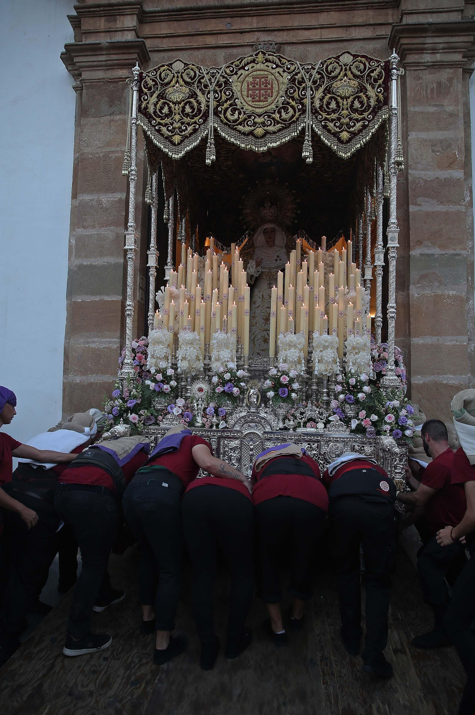 La Magna Mariana de Algeciras por la Plaza Alta, en imágenes