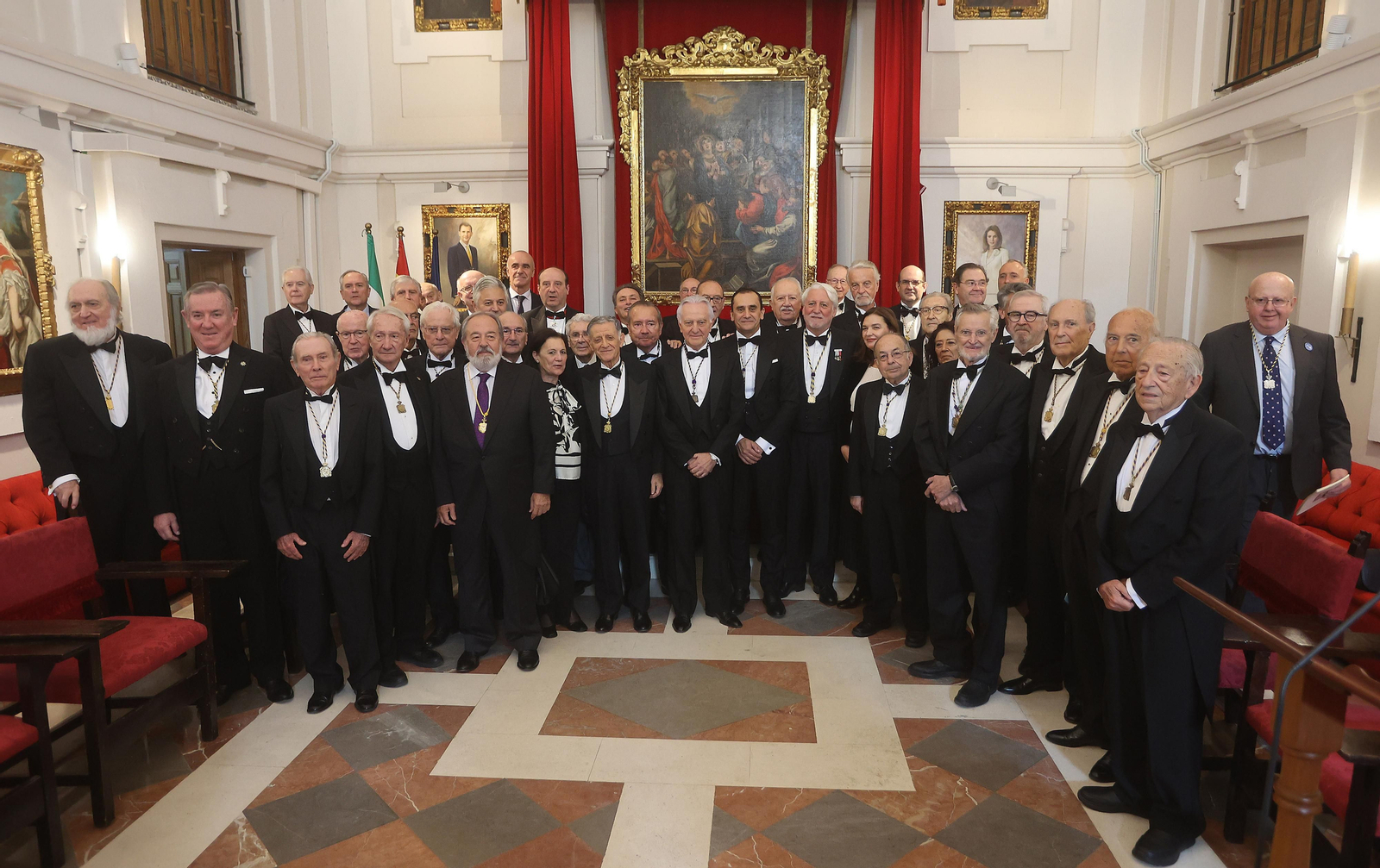 SALVADOR MORALES CONDE TOMA POSESION DE LA PLAZA DE ACADEMICO DE NUMERO DE LA REAL ACADEMIA DE MEDICINA Y CIRUJIA DE SEVILLA