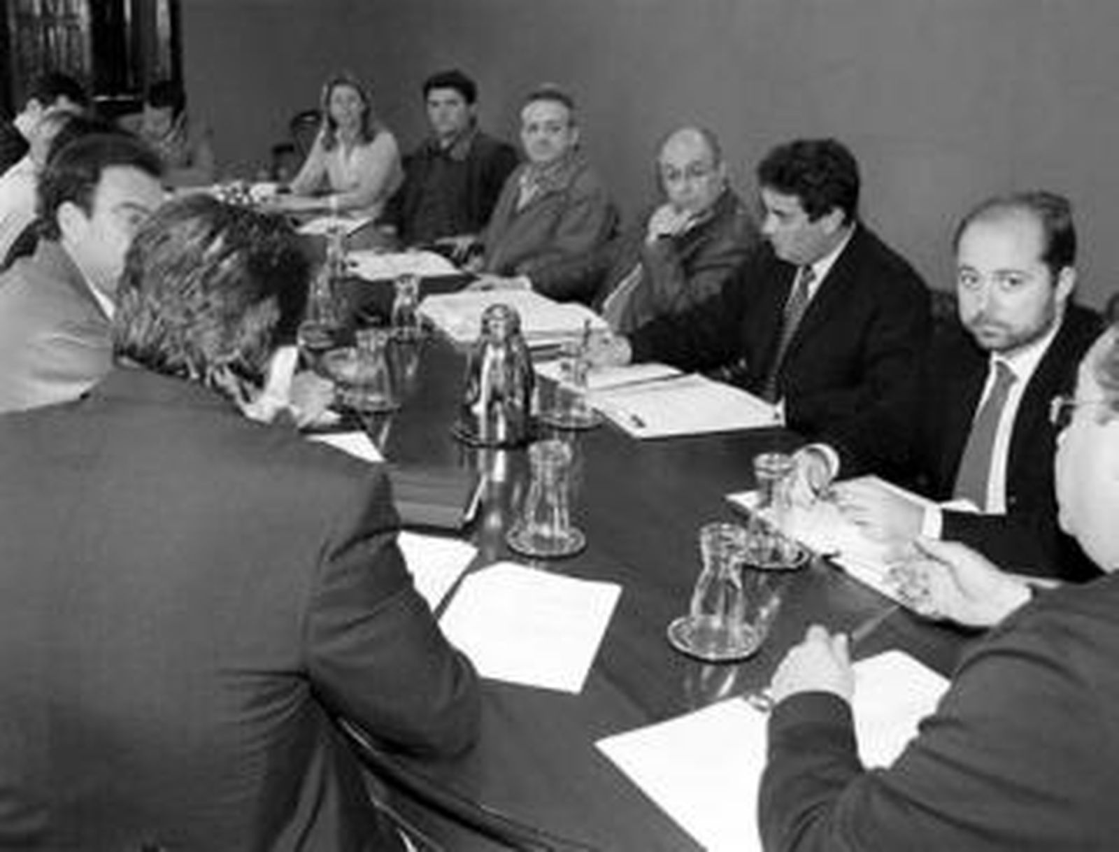 Uno de los últimos consejos de administración celebrados en la empresa Serecop.