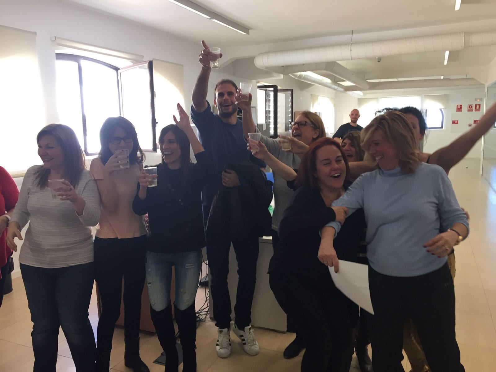 Celebración de los trabajadores del área de Movilidad.