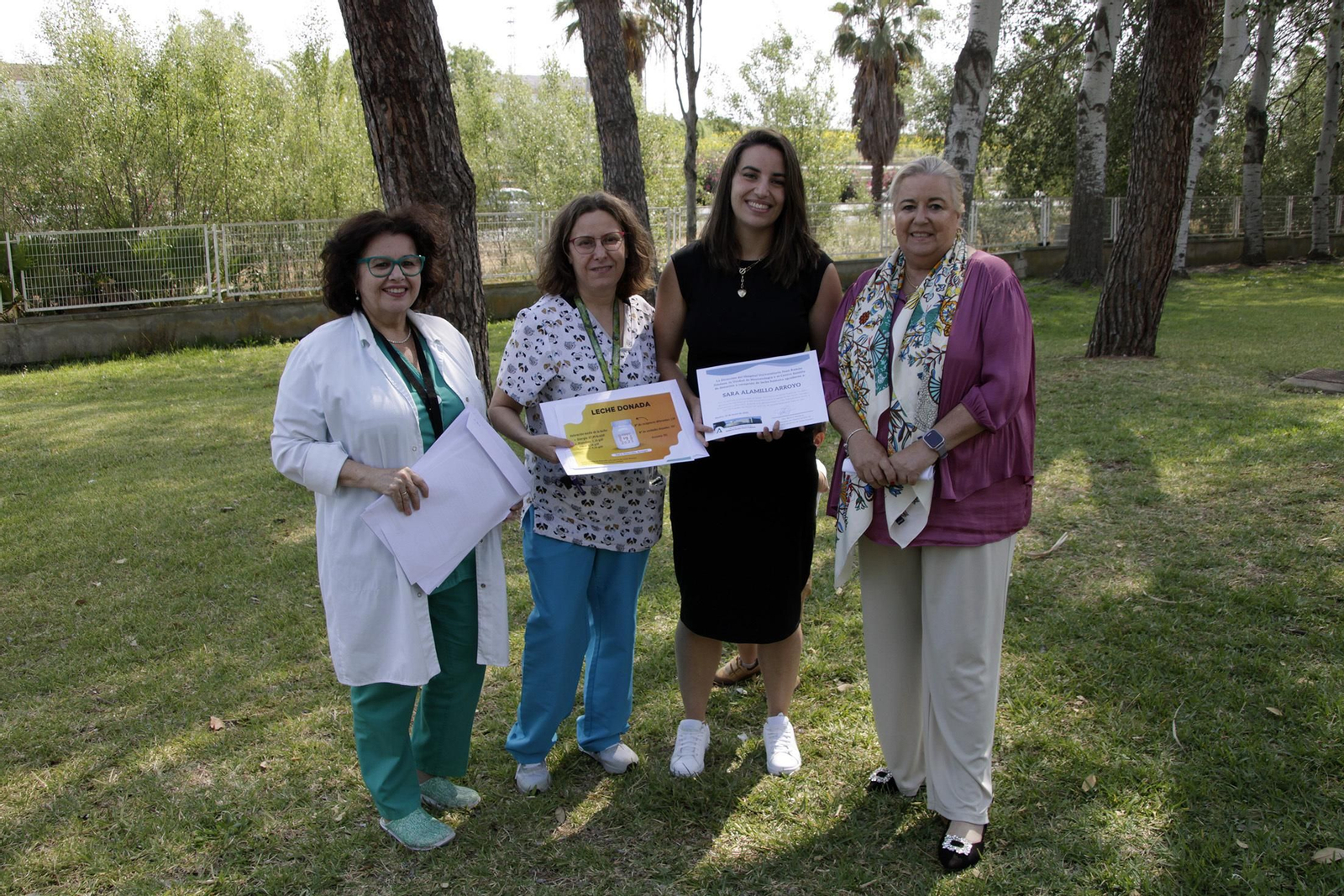 Imágenes del homenaje a las madres donantes de leche materna