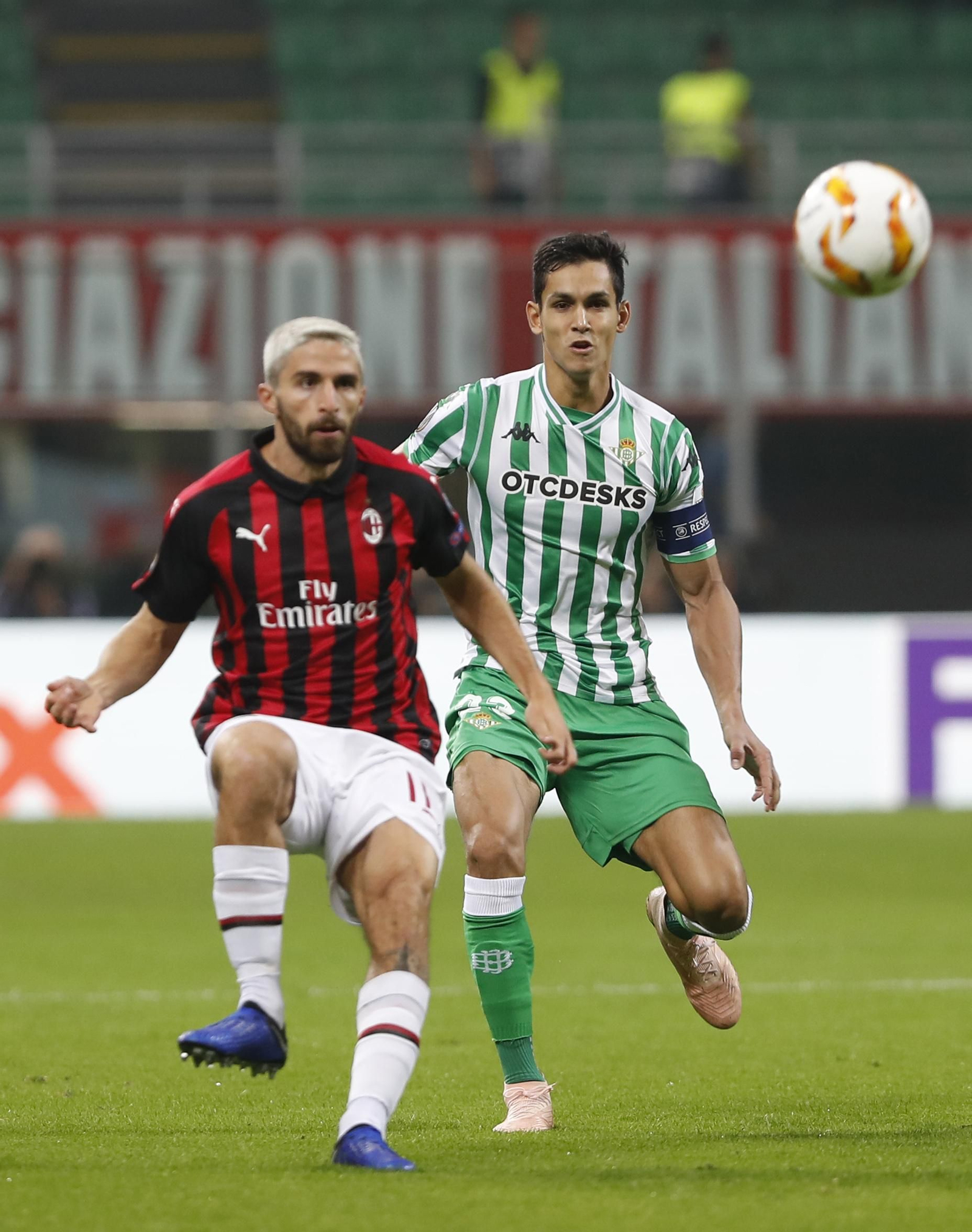 El Milan-Betis, en imágenes