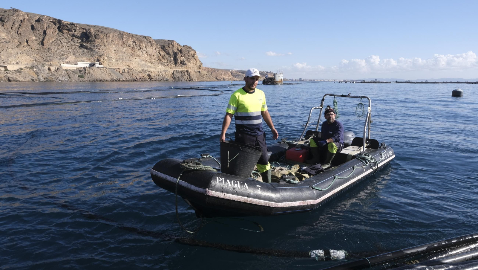 La piscifactoría de El Cañarete, en imágenes