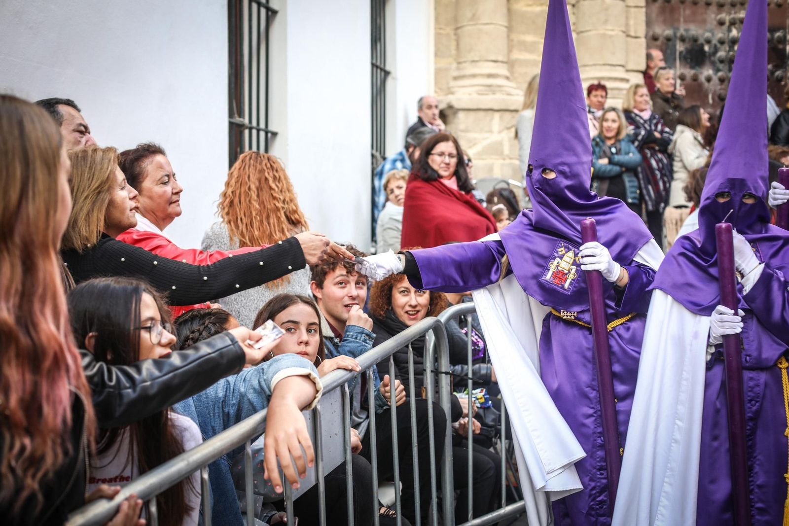 Salida procesional de la hermandad del Nazareno