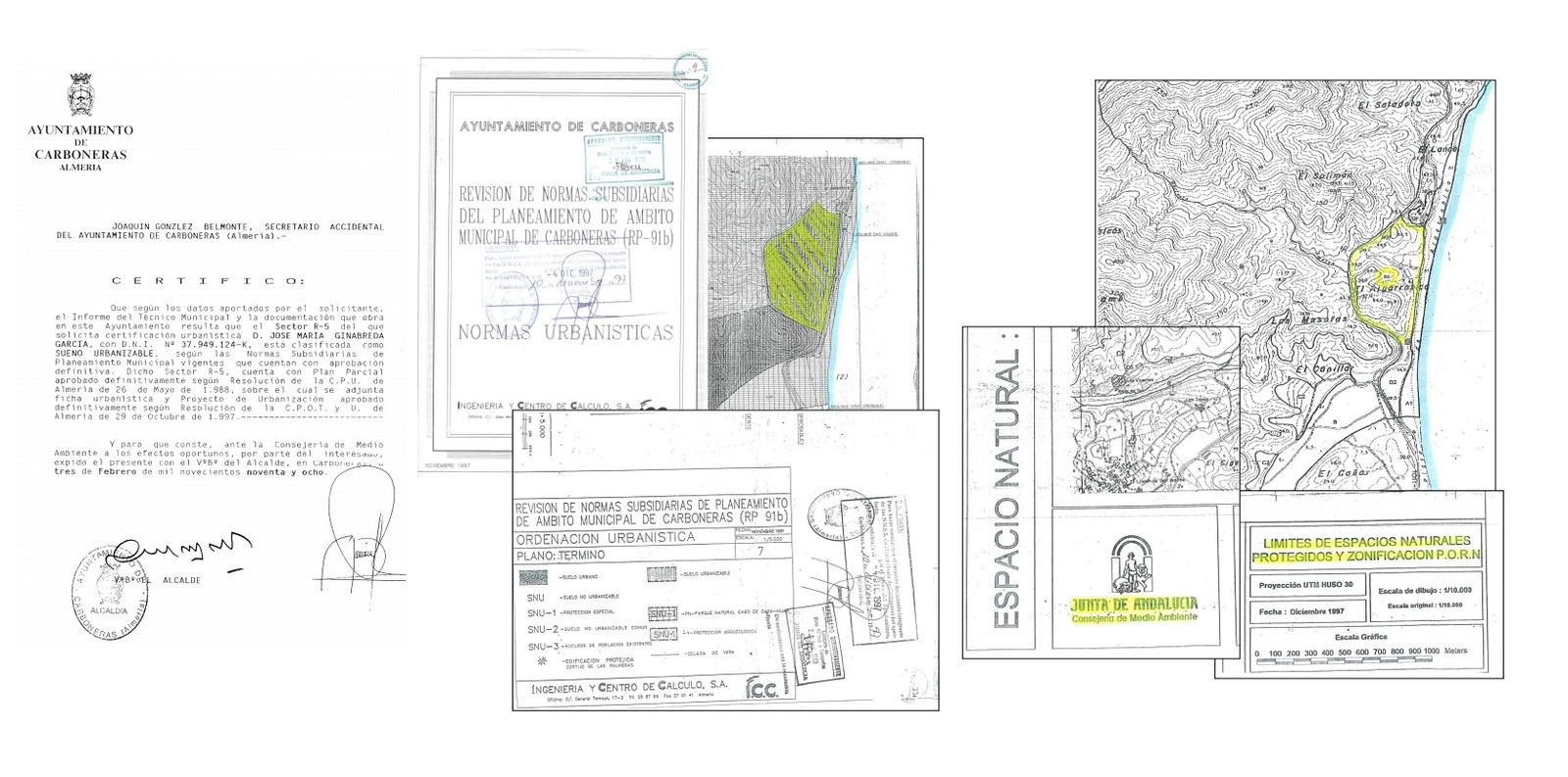 Documentación de la tramitación del hotel del Algarrobico
