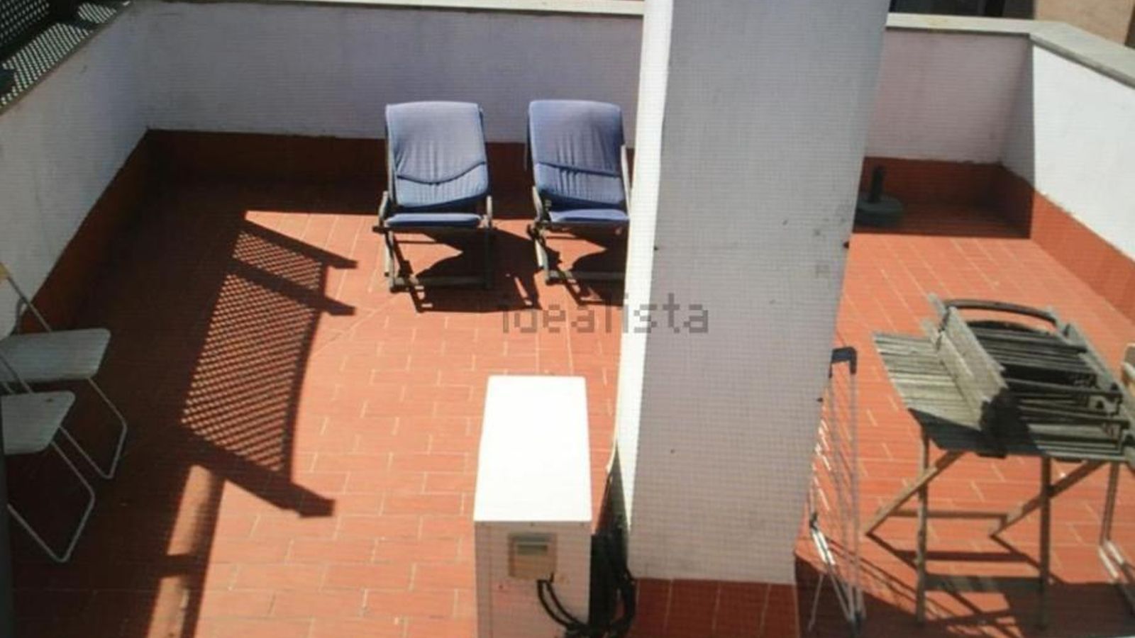 Terraza del duplex en la calle Salado