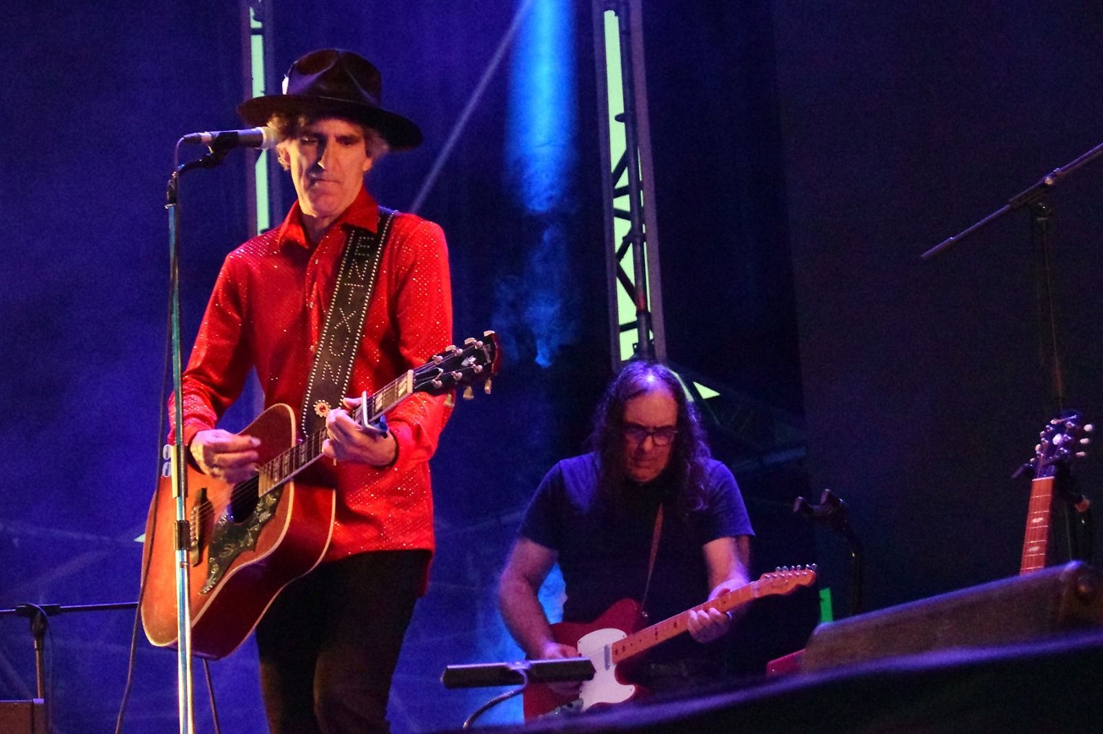 Mikel Erentxun y Paco Loco, en el concierto ofrecido el sábado en DSoko.