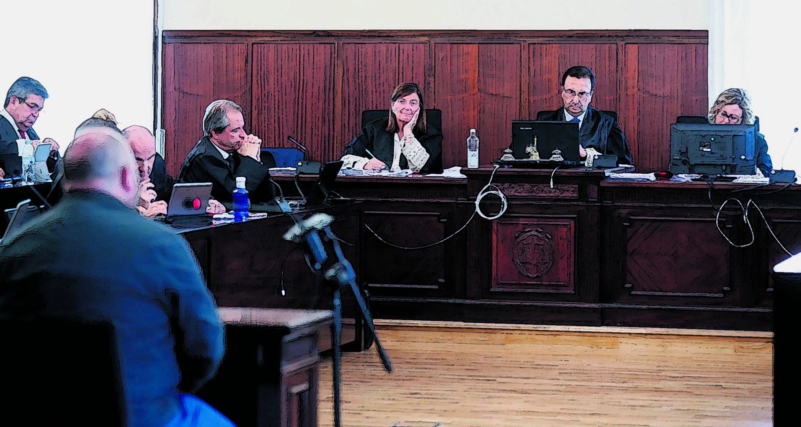 Una imagen del juicio del "procedimiento específico" de los ERE.