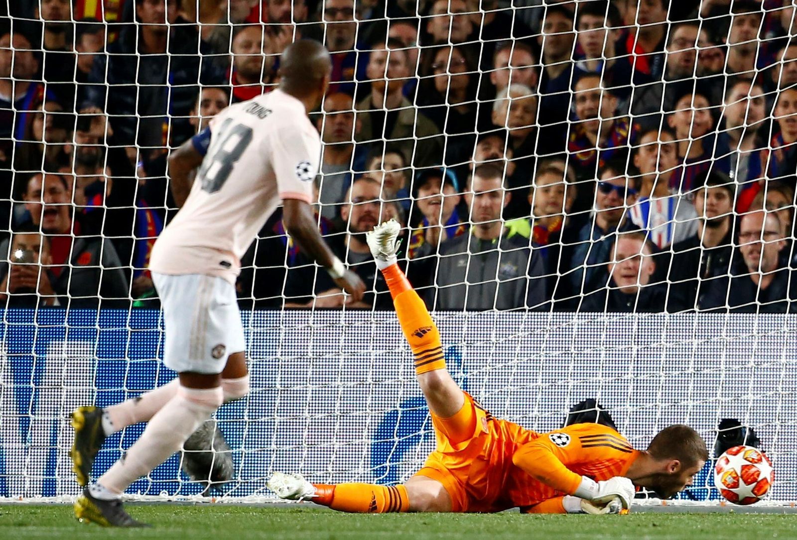 El Barcelona- Manchester United, en imágenes