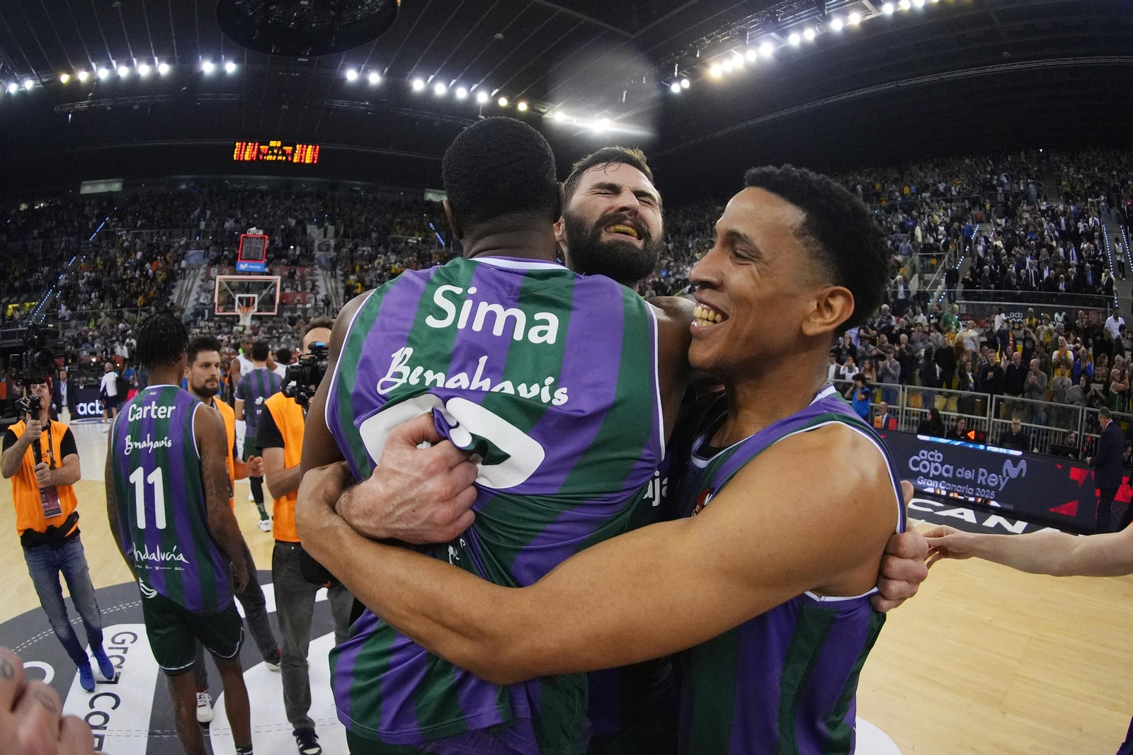 ¡Así celebra la Copa el Unicaja!