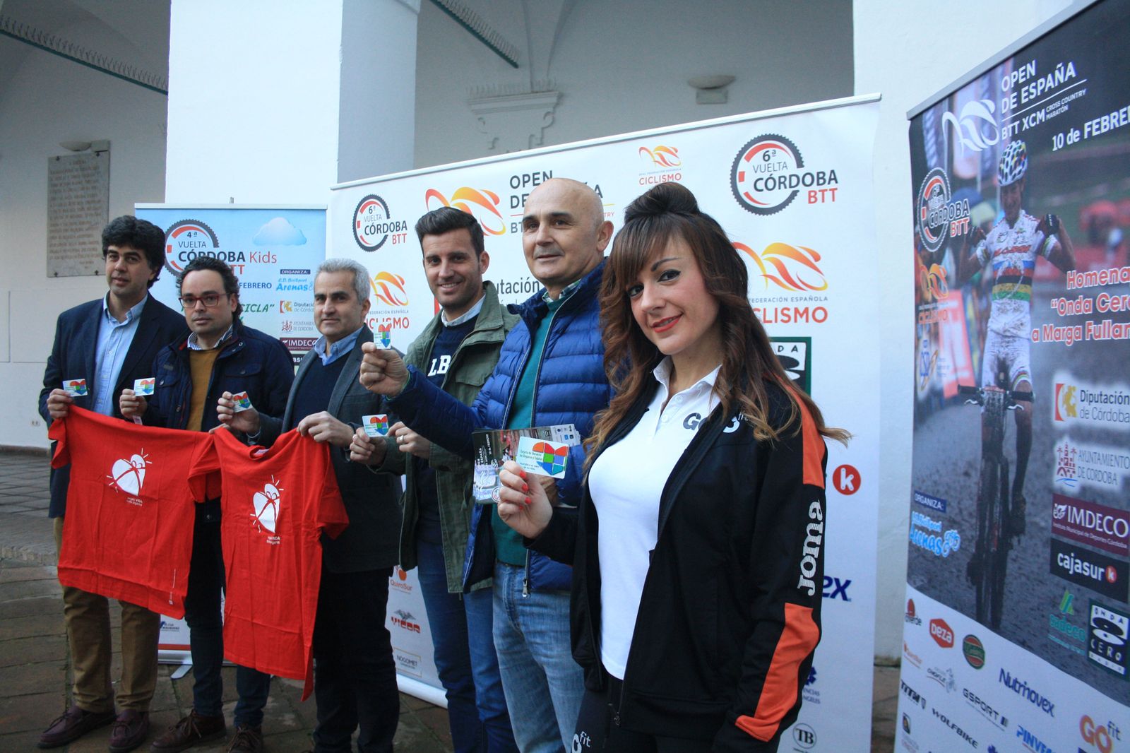 Imagen de la presentación de la VI Vuelta a Córdoba BTT.