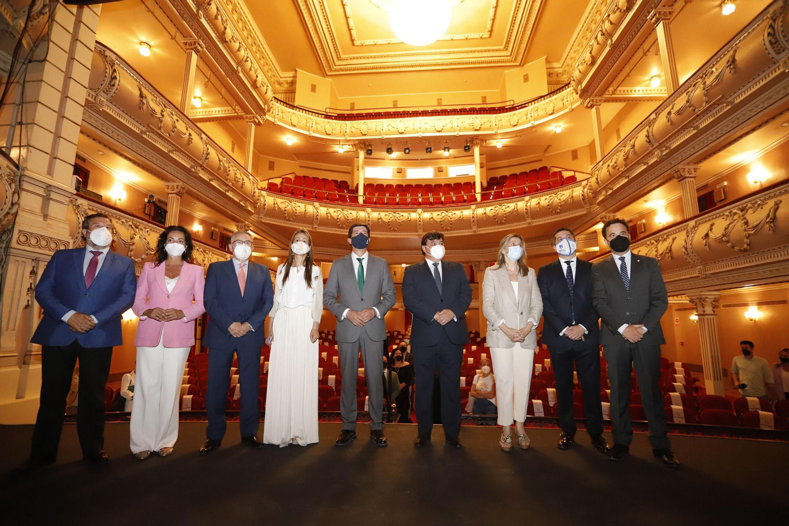 Imágenes la inauguración de la remodelación del Gran Teatro de Huelva