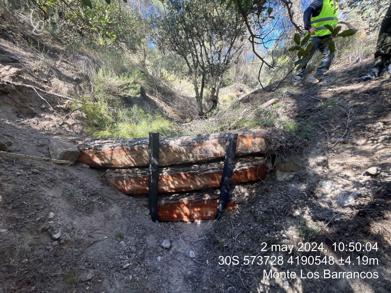 Ejemplo de los trabajos realizados en el Parque Natural de Los Vélez.