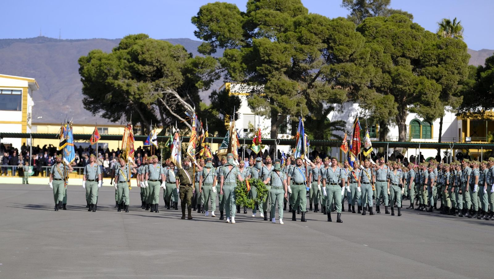 Conmemoración del Combate de Edchera en la Base Álvarez de Sotomayor de La Legión, en imágenes