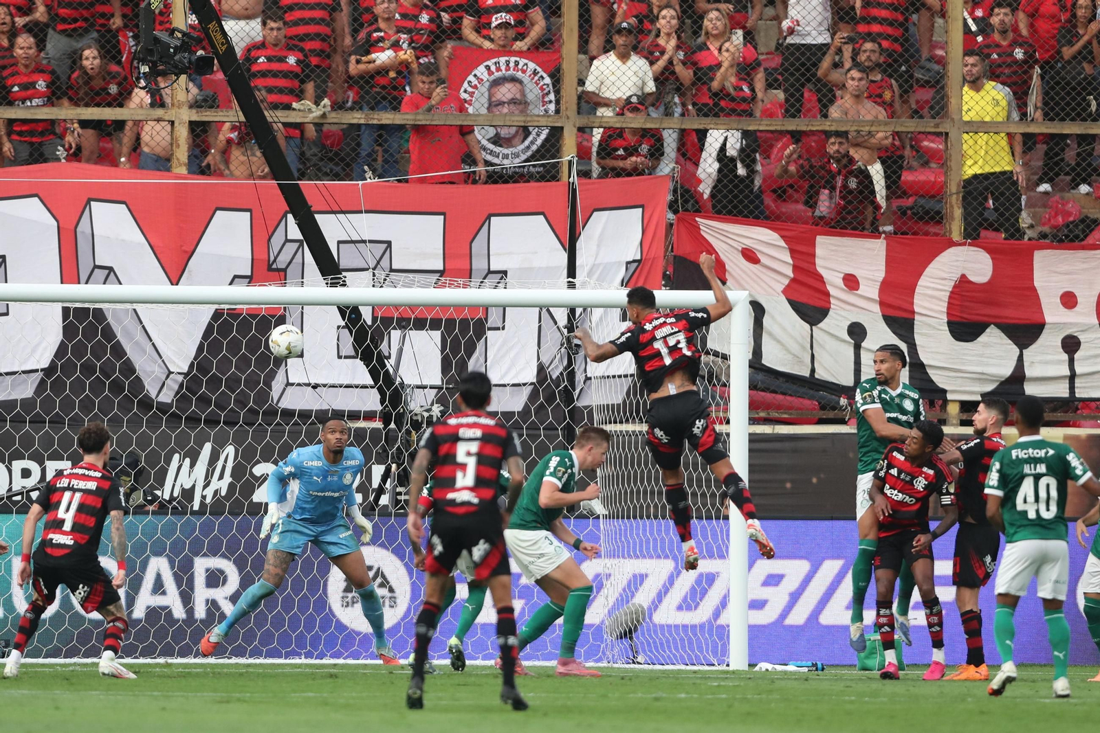 Las fotos de la final de la Copa Libertadores con triunfo de Flamengo sobre Palmeiras