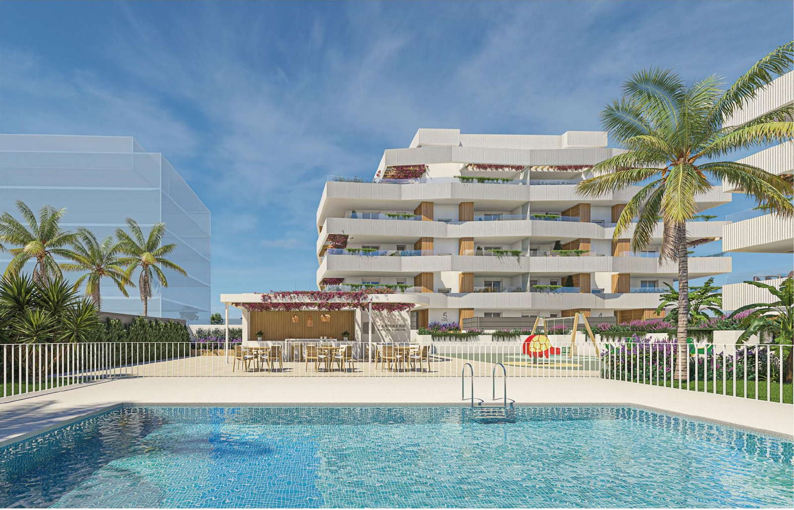 Así serán las viviendas con terrazas y piscina de Las Marías en El Puerto con un precio desde 290.000 a más de 310.000 euros