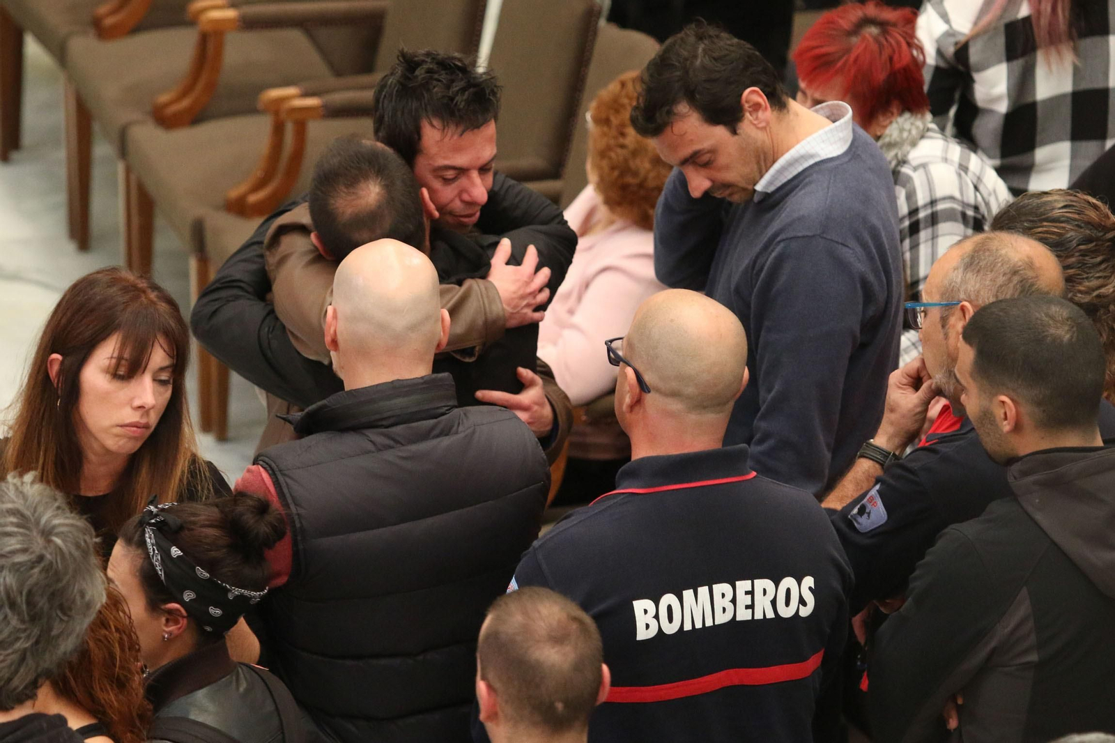 Las imágenes de la capilla ardiente por Gabriel