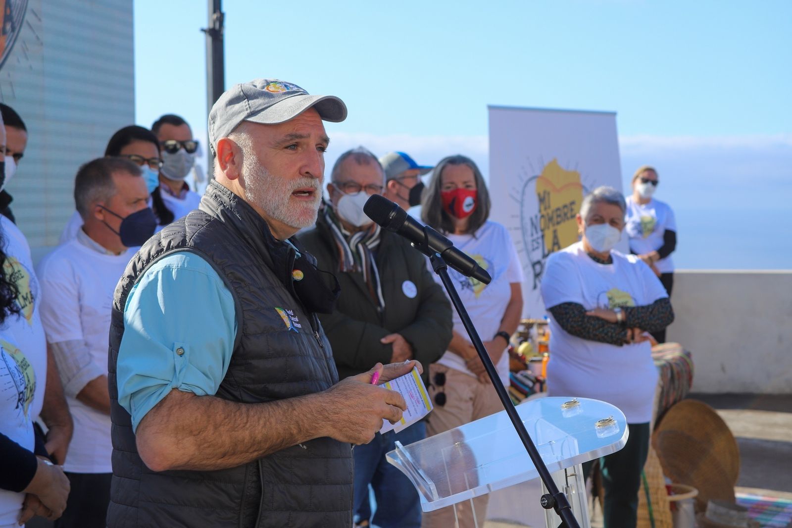 El chef José Andrés, en La Palma para ayudar a los afectados por el volcán.