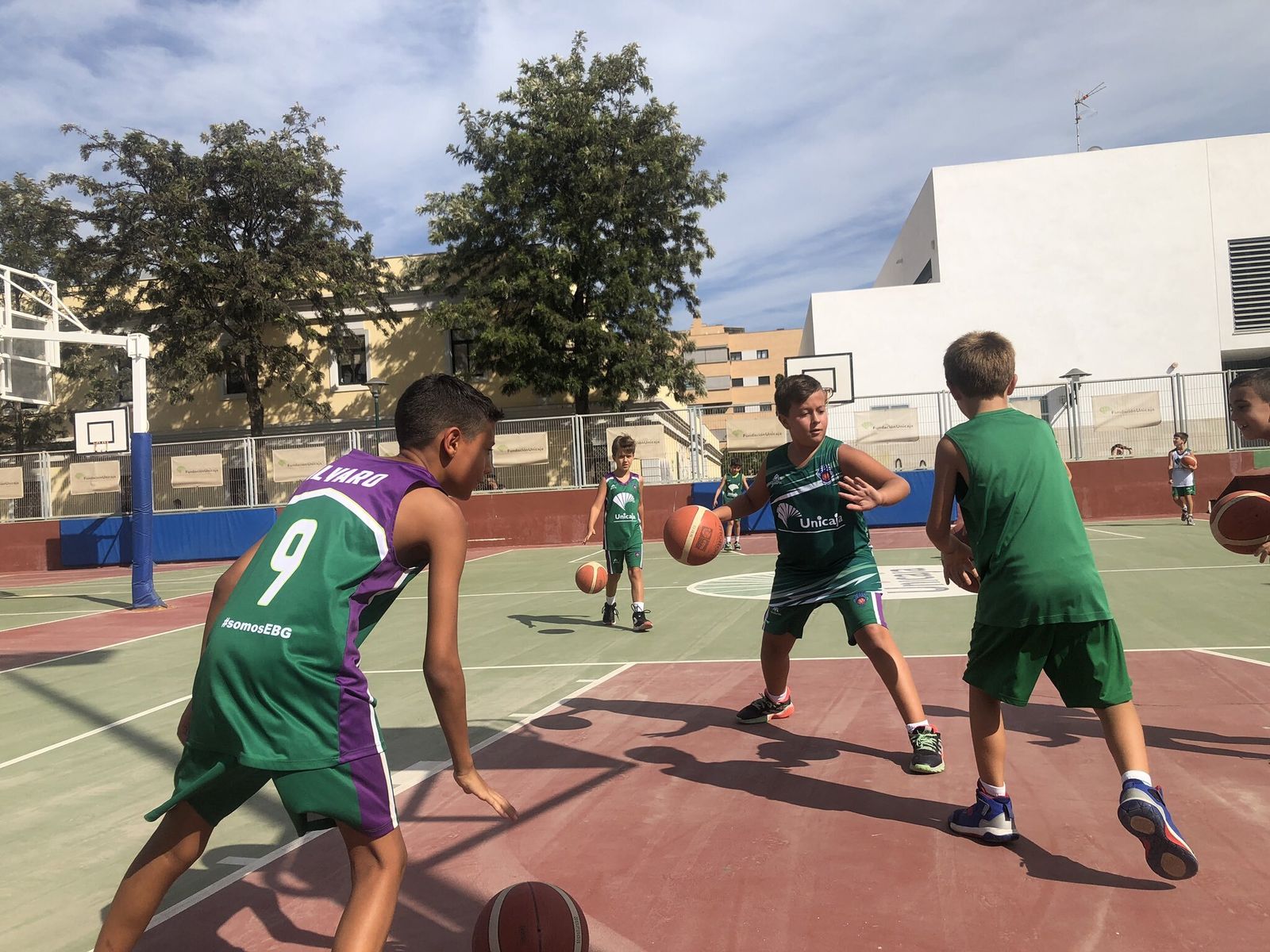 Imagen de un entrenamiento en Los Guindos.