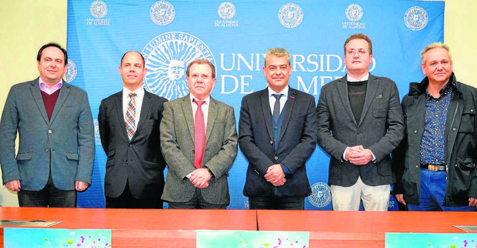 El rector, Carmelo Rodríguez, durante la presentación de la Feria de las Ideas.
