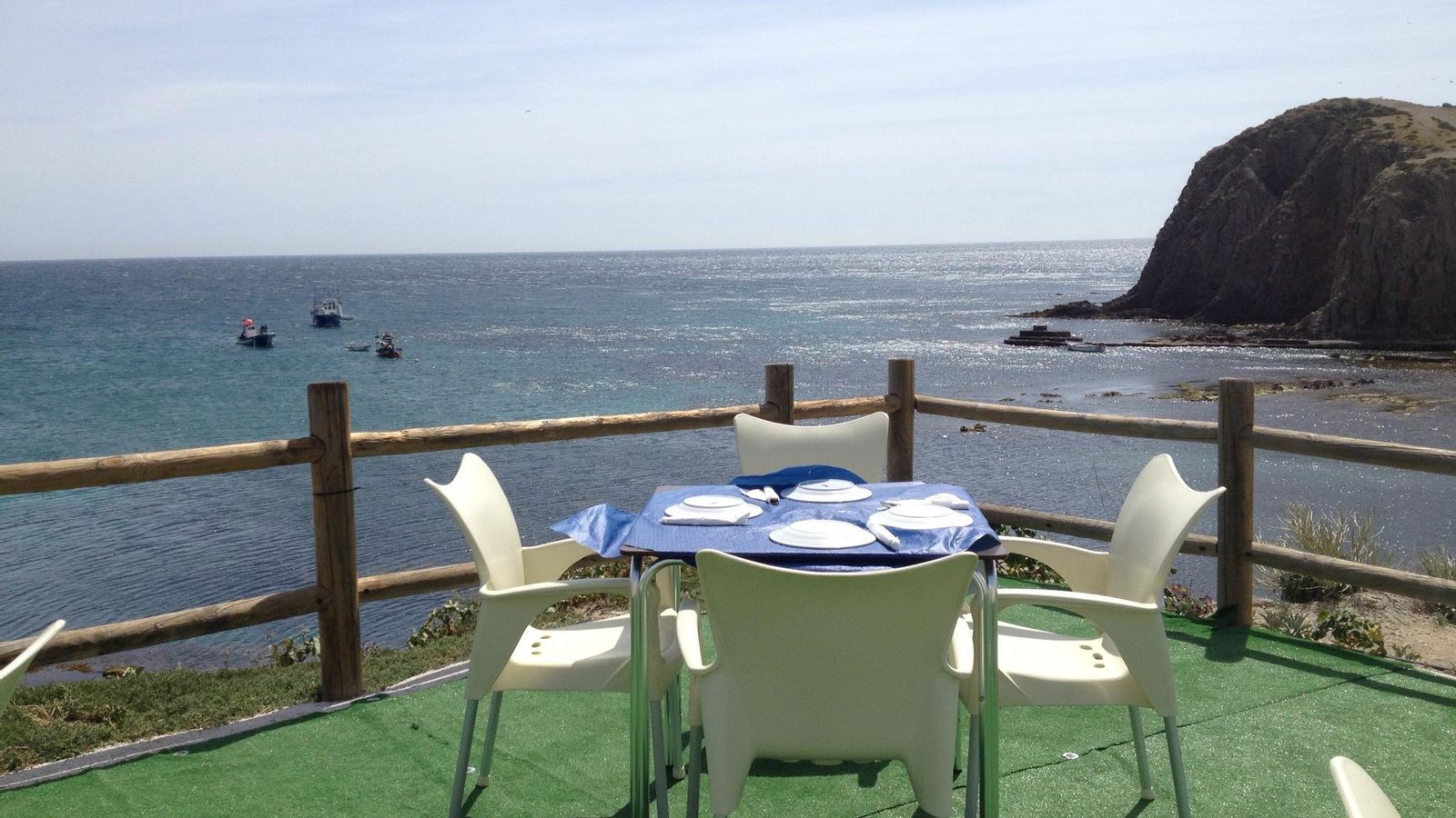 Restaurante La Ola, en La Isleta del Moro.