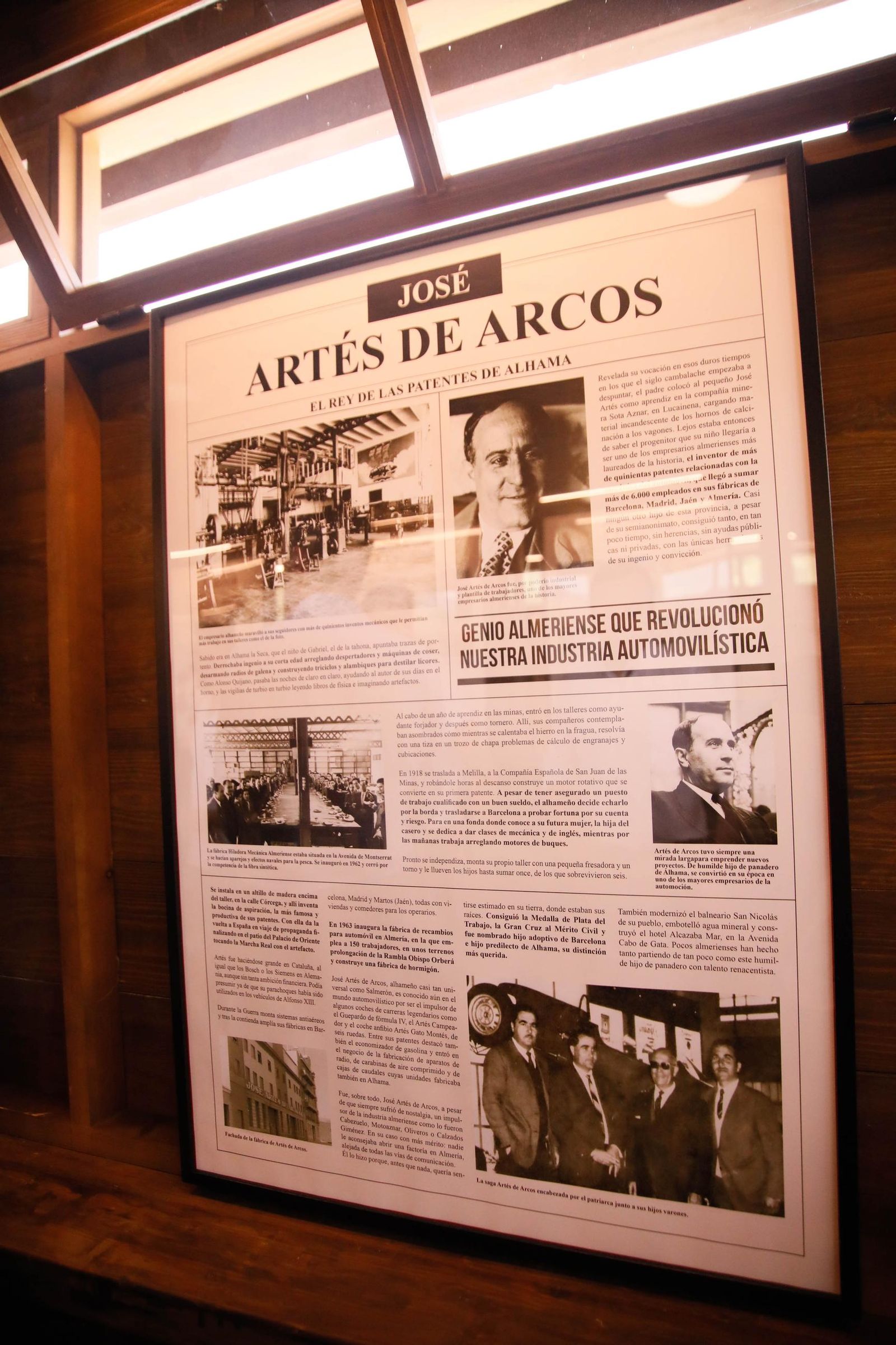 Imágenes del museo a los grandes empresarios y familias históricas de Almería
