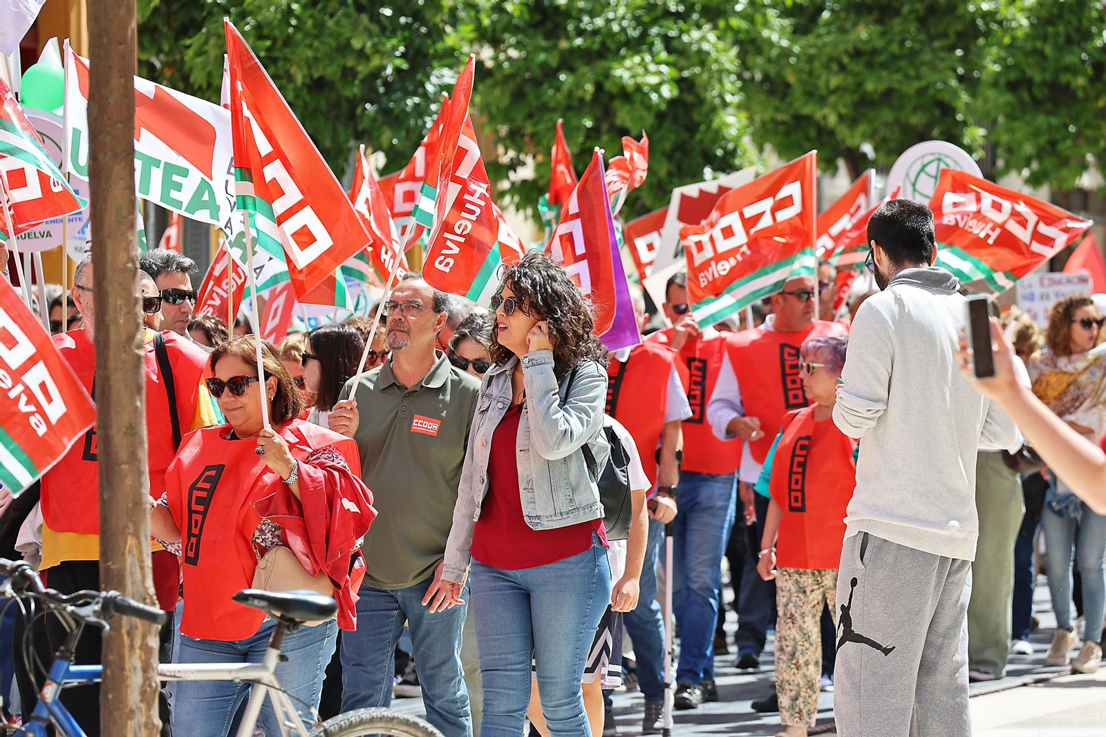 Imágenes de la manifestación en defensa de la educación pública