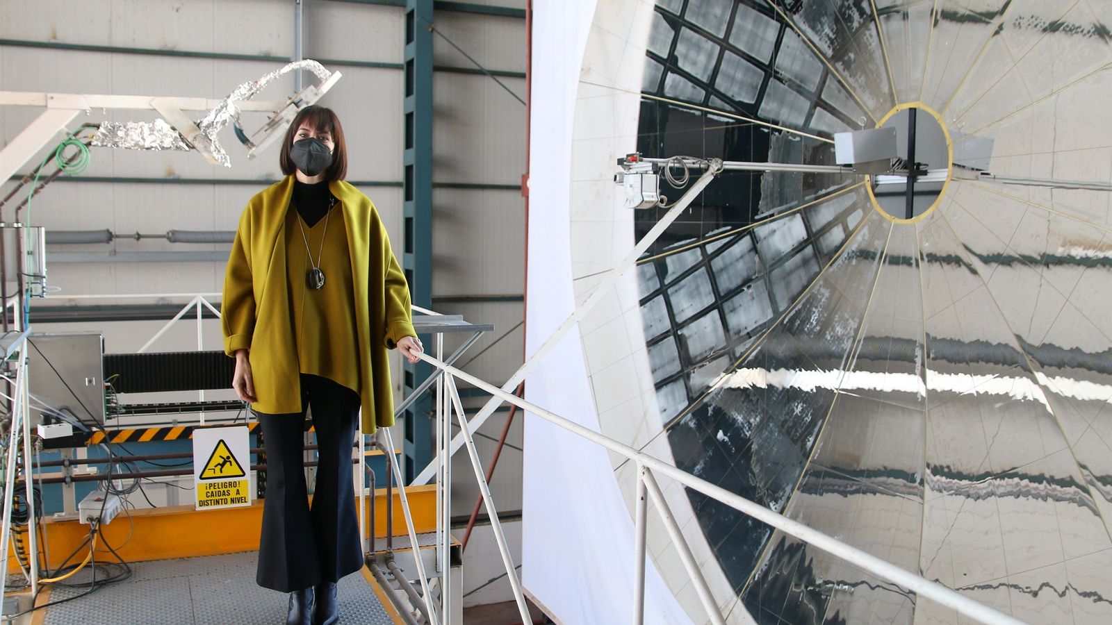 La ministra Diana Morant ha clausurado este jueves el 40 aniversario de la Plataforma Solar de Almería.