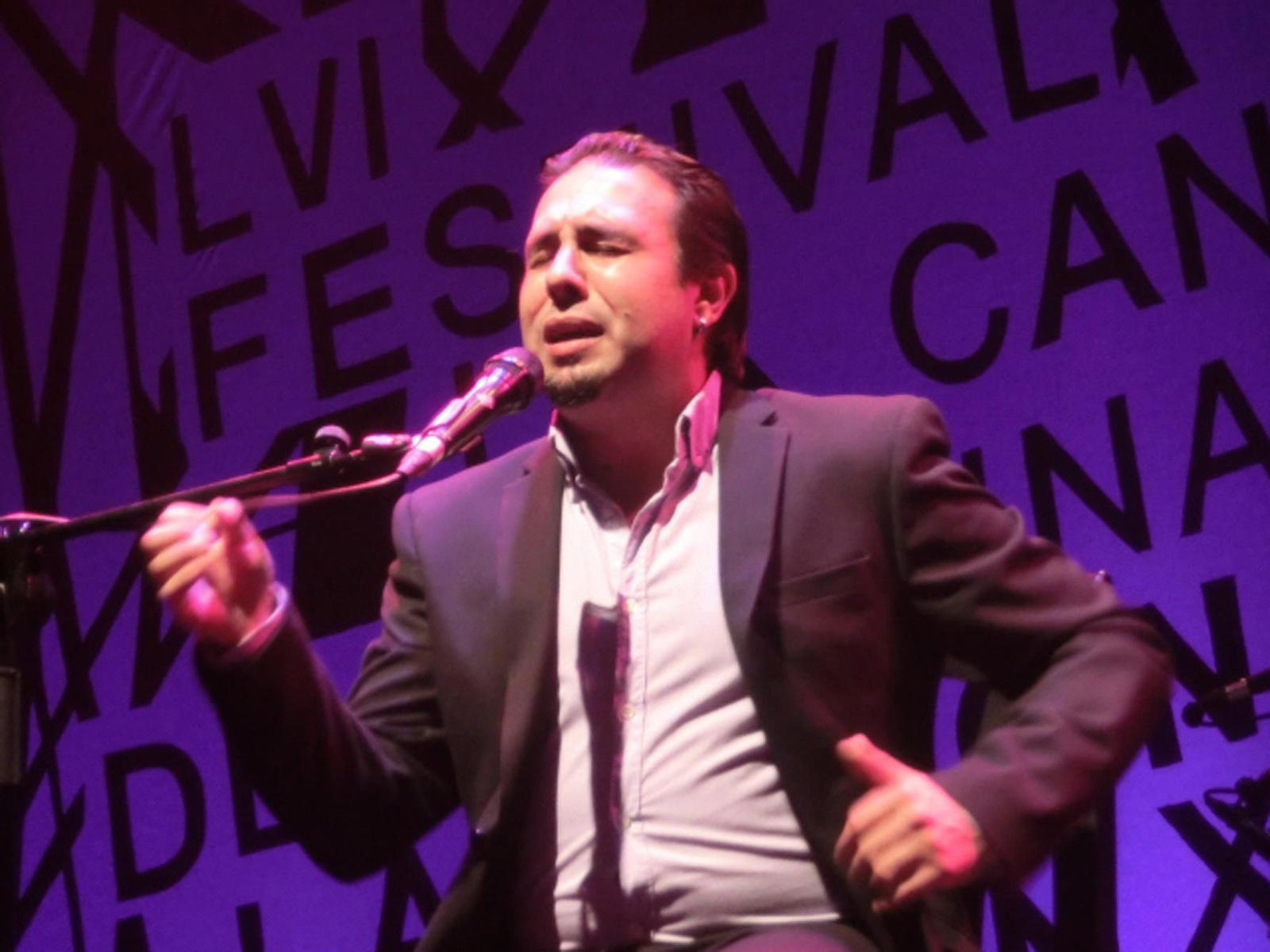 El cantaor José Anillo.