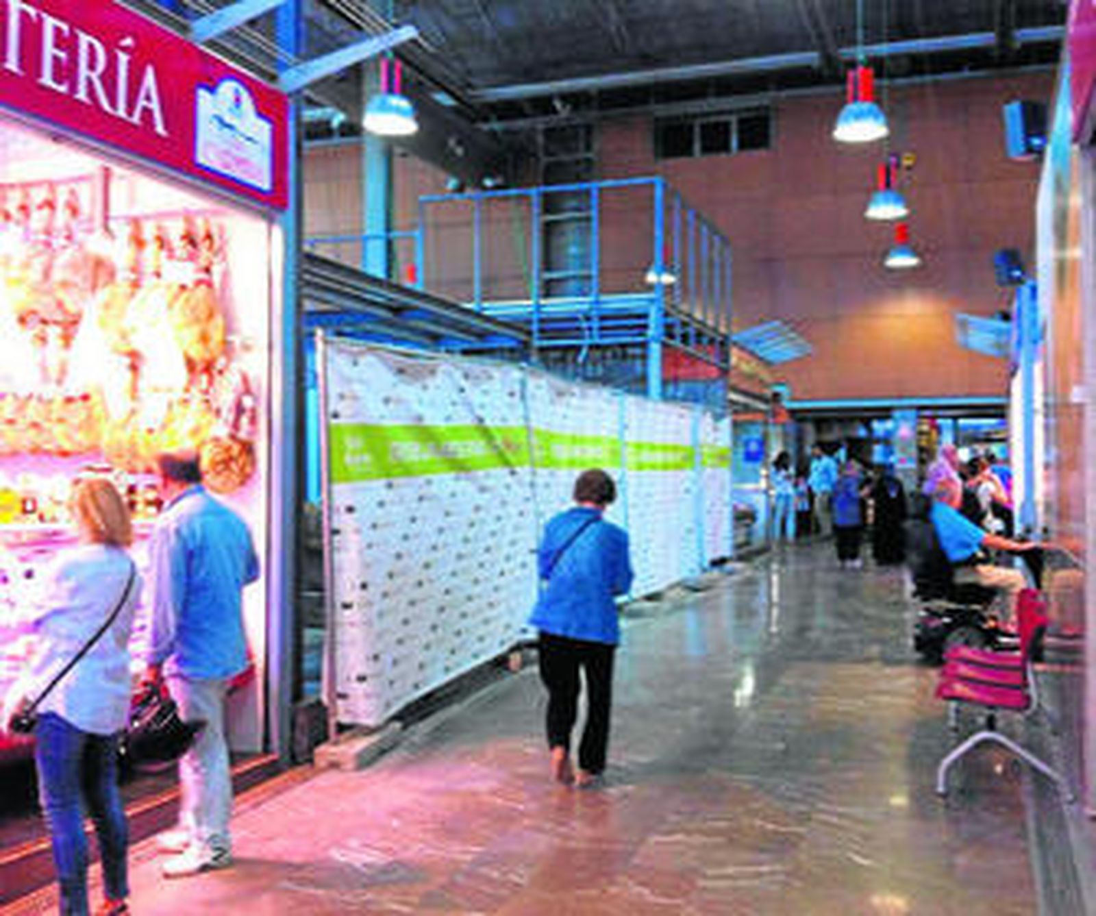 Las obras se realizan fuera del horario comercial de San Agustín para no molestar.