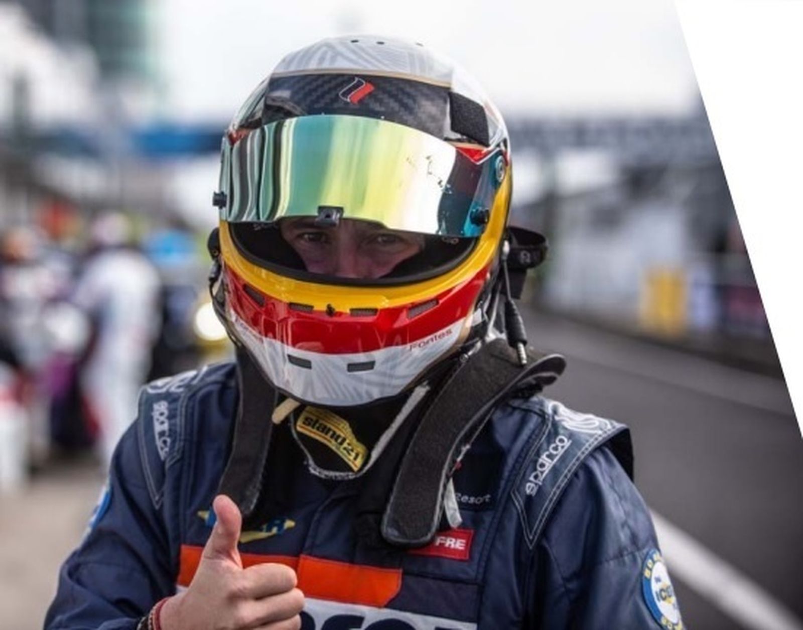 Álvaro Fontes, en una prueba.