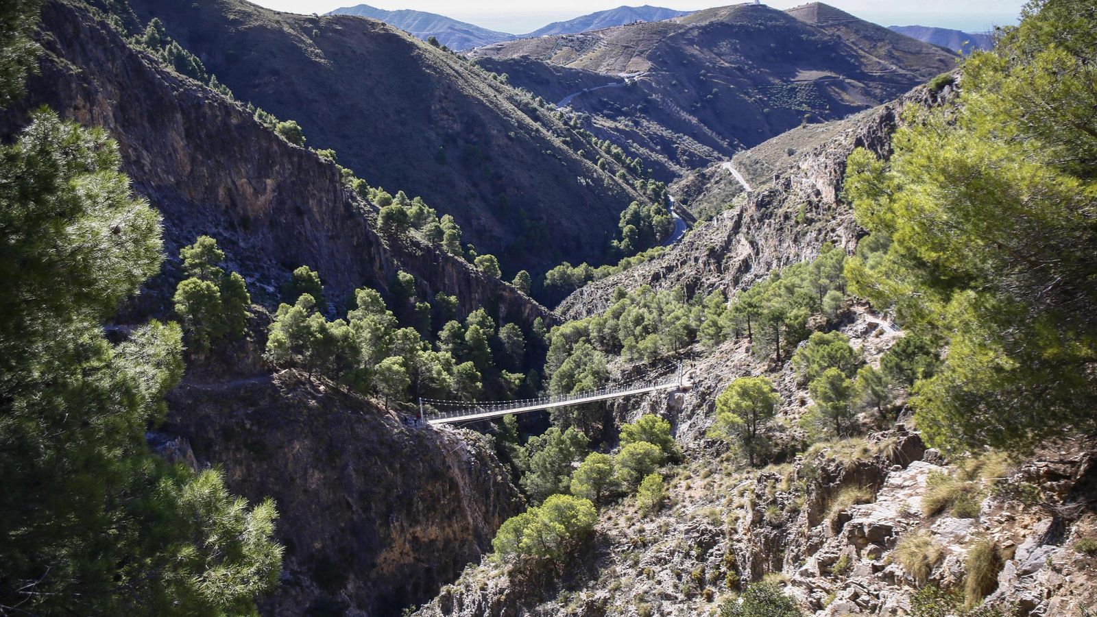 Las vistas son la mayor recompensa de esta senda. Las vistas son la mayor recompensa de esta senda.