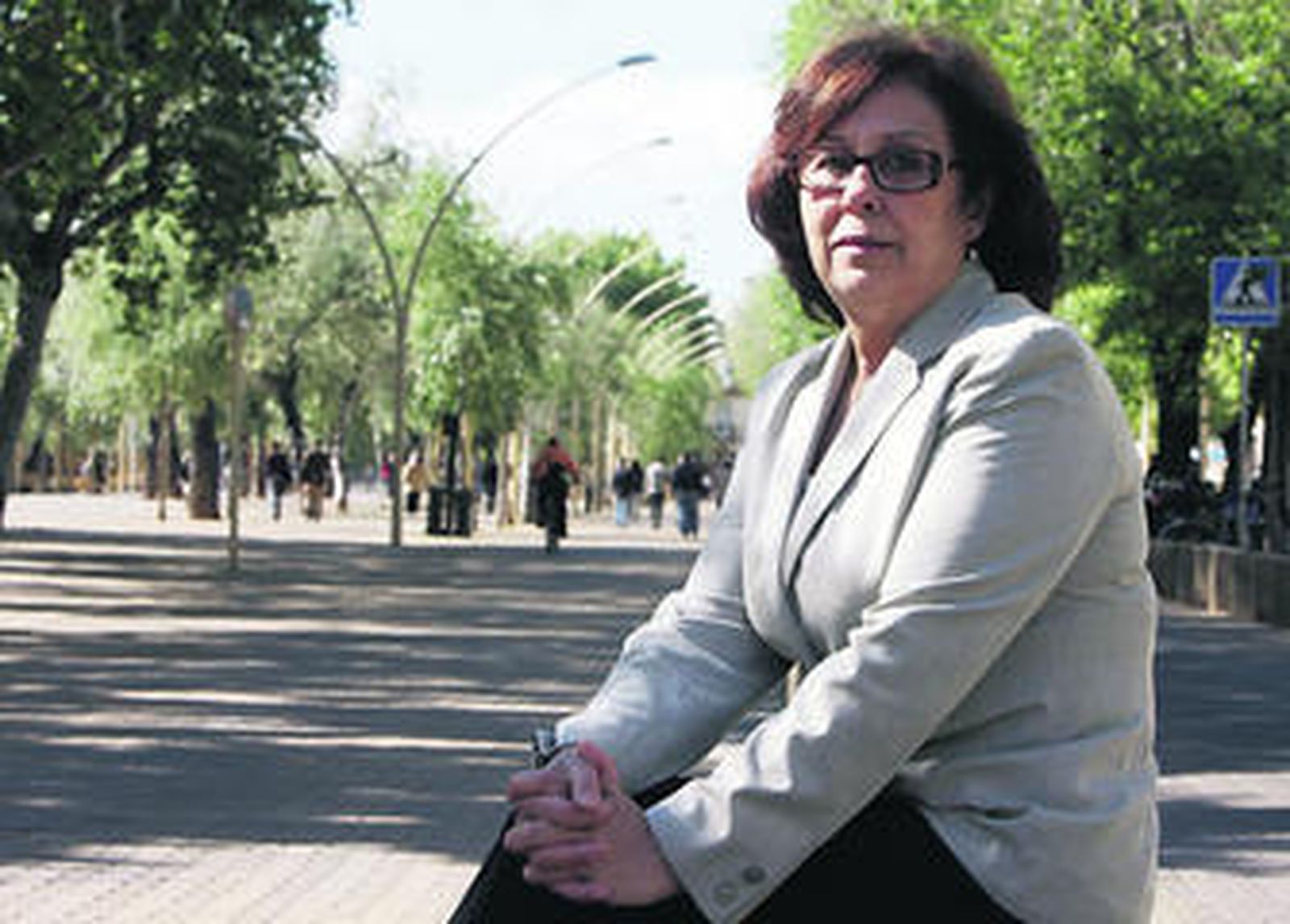 María Escobar Flores, nieta de uno de los marineros que perecieron en el naufragio.