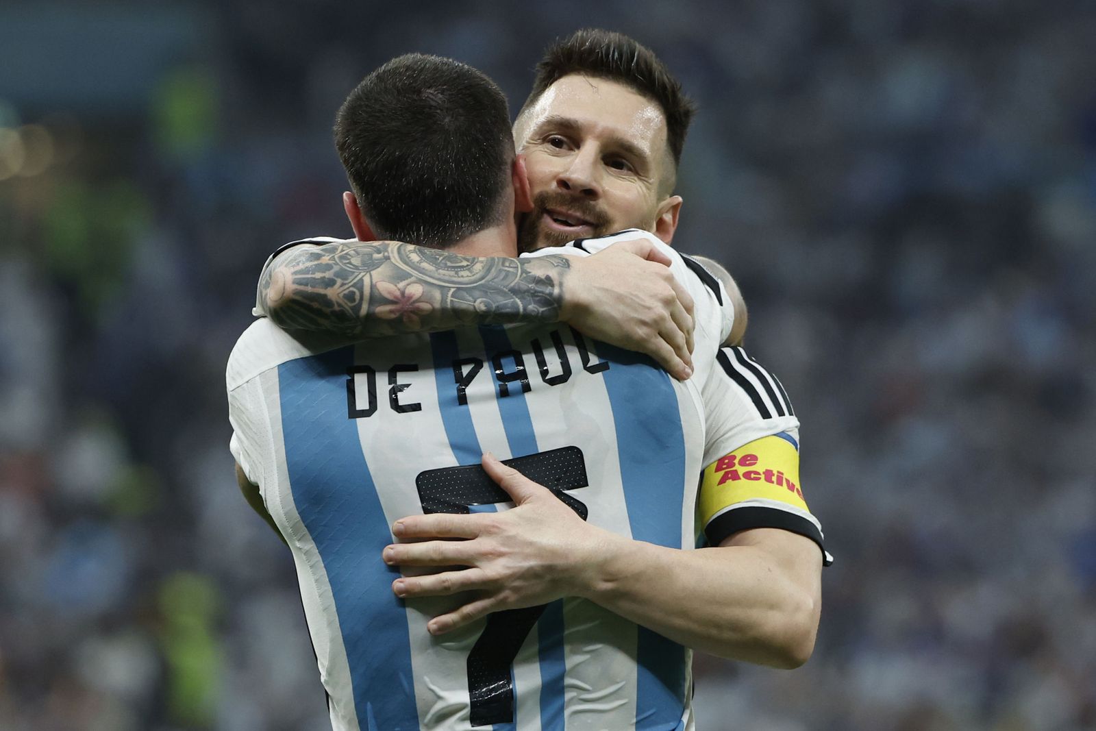 Las fotos de Messi contra Croacia