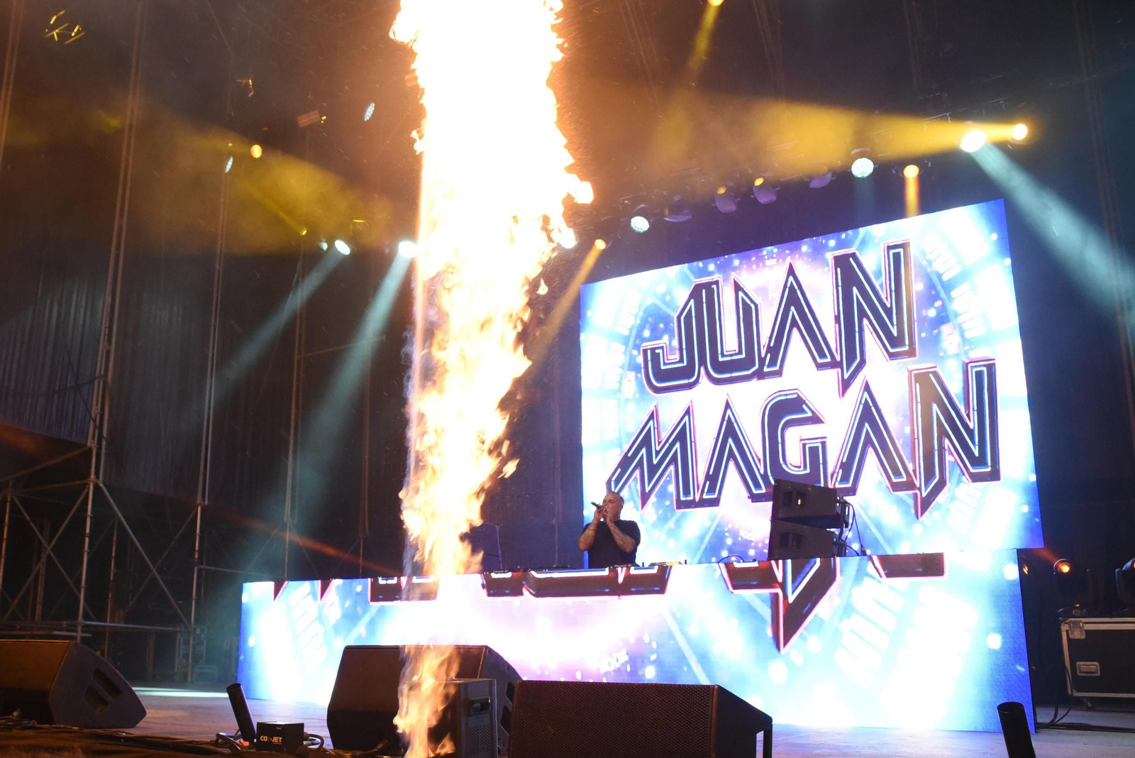 Fotos del concierto de Juan Magán en La Línea