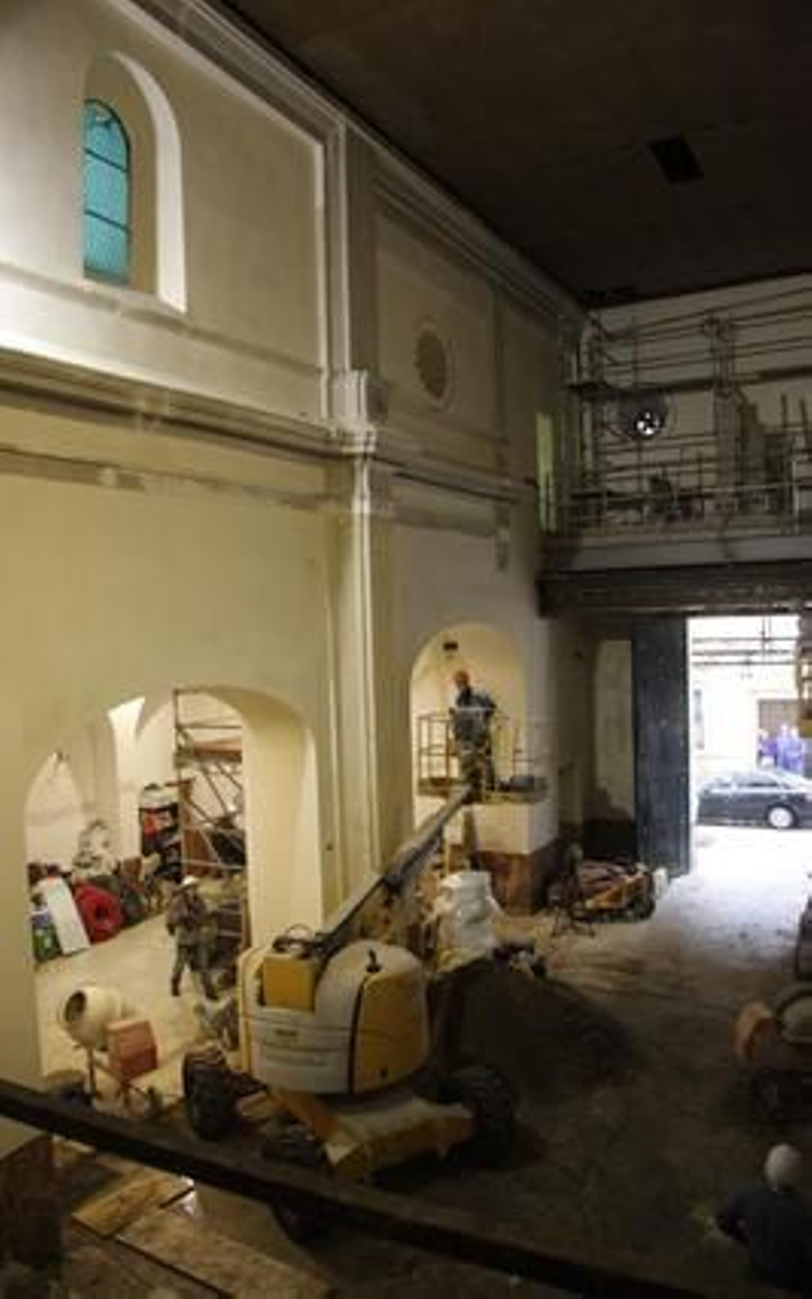 Las actuaciones llevadas a cabo en el edificio triplicarán el espacio de la Capilla.

Foto: Victoria Hidalgo