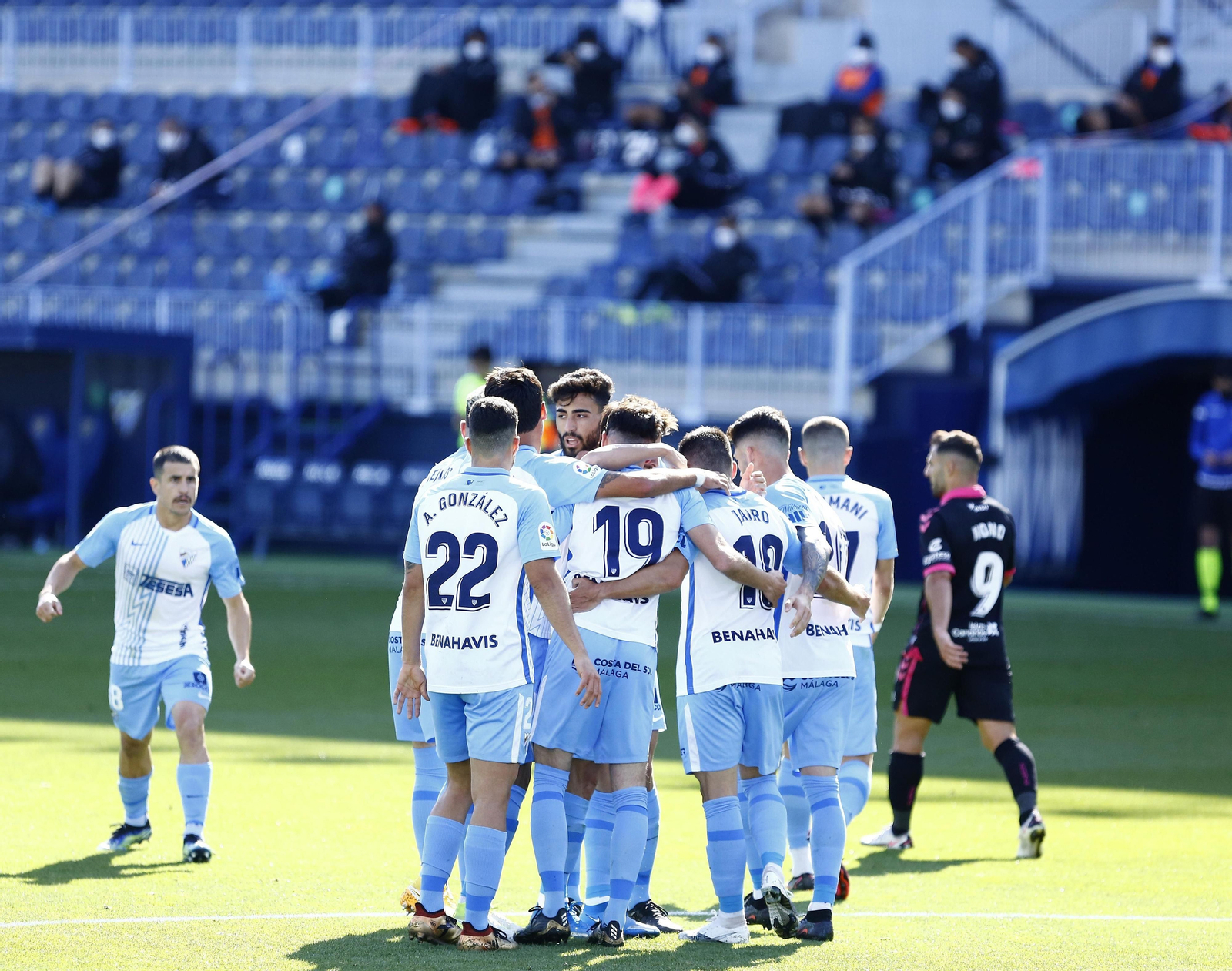 El Málaga CF-Tenerife, en fotos