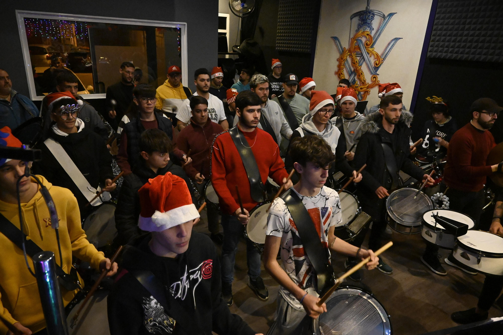 Ensayo preparatorio de la AM Santa Cruz para la cabalgata de Reyes Magos, en Imágenes
