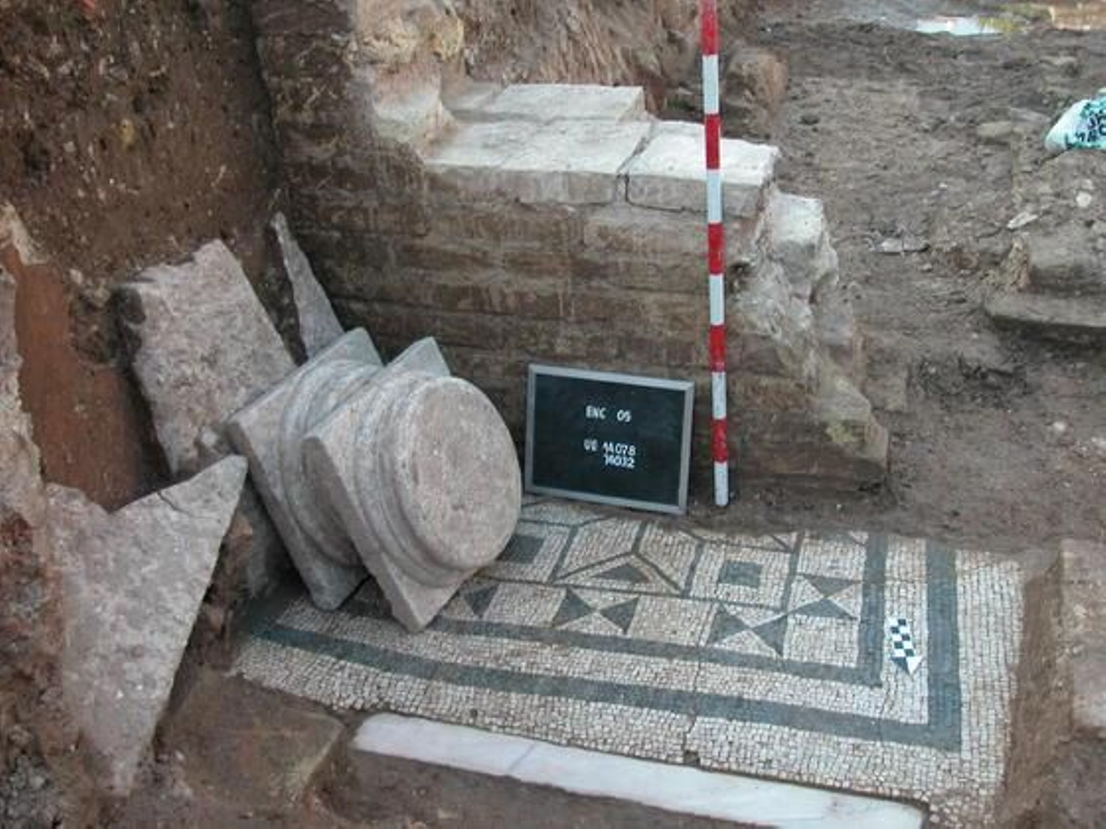 Restos hallados en la Casa del Sigma.

Foto: Diario de Sevilla